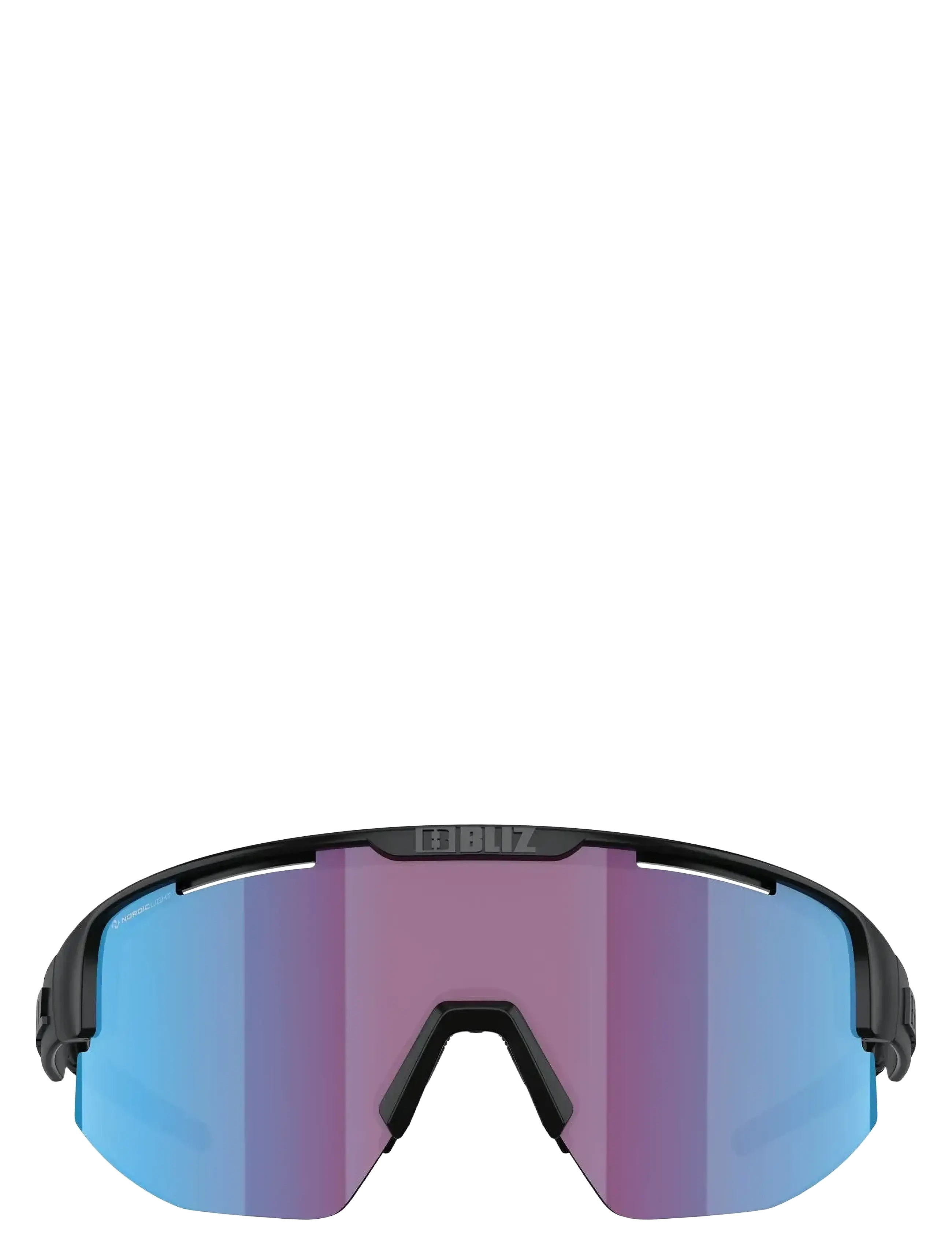 Bliz - MATRIX - prillid - matt black / nano optics nordic light begonia - violet w blue multi - 2