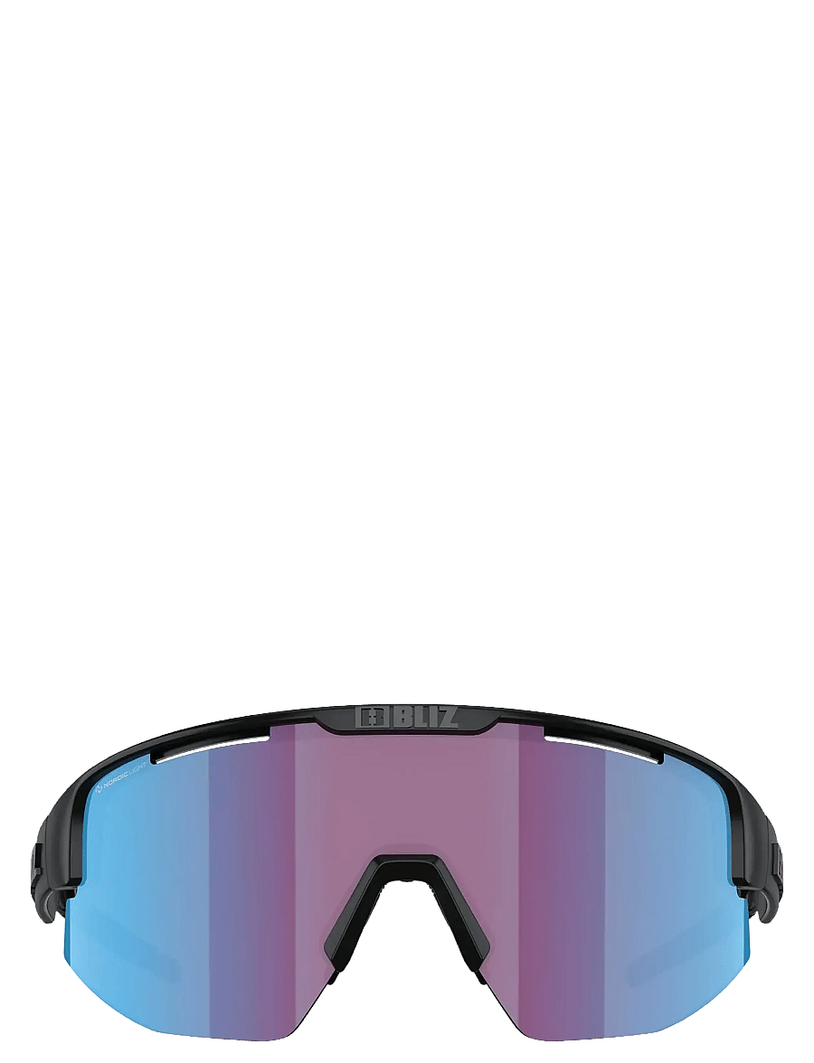 Bliz - MATRIX - brillen - matt black / nano optics nordic light begonia - violet w blue multi - 2