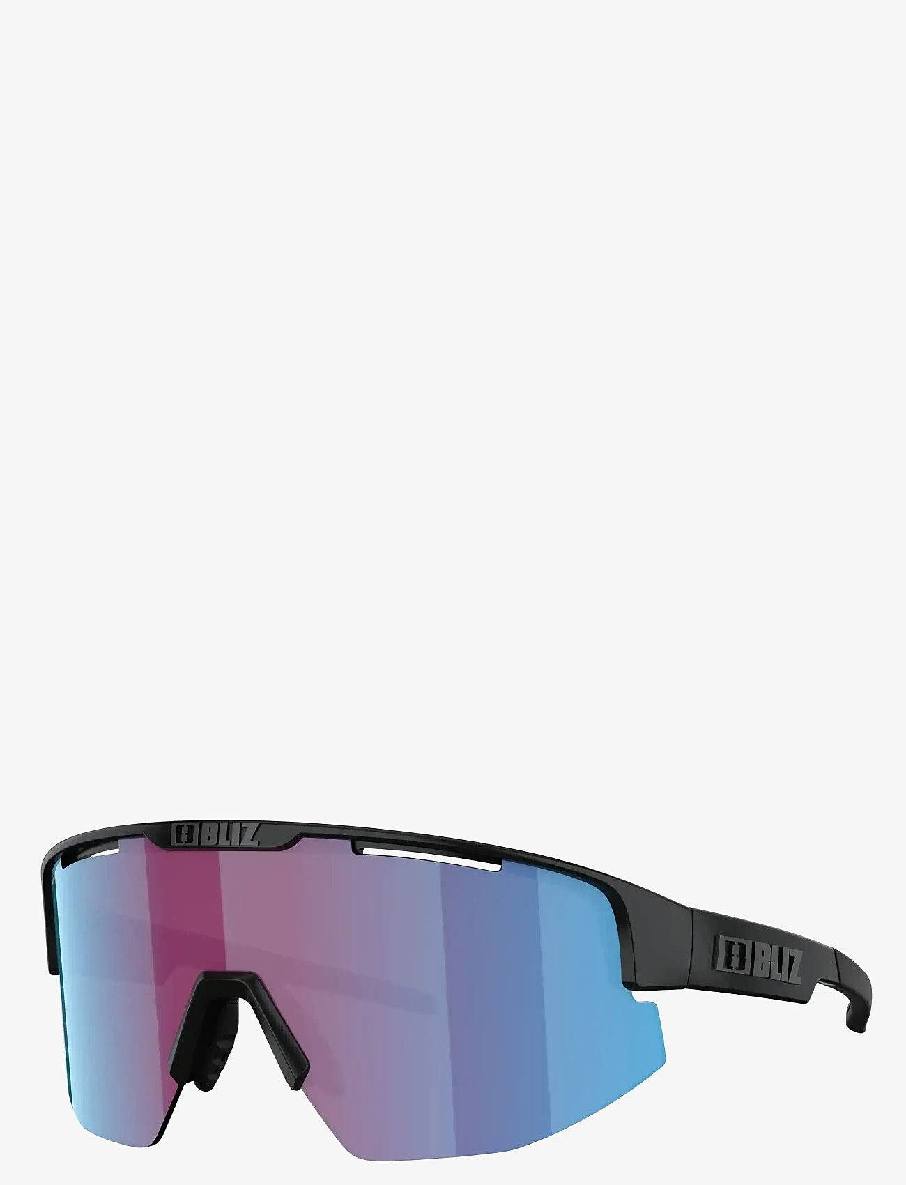 Bliz - MATRIX - brillen - matt black / nano optics nordic light begonia - violet w blue multi - 3