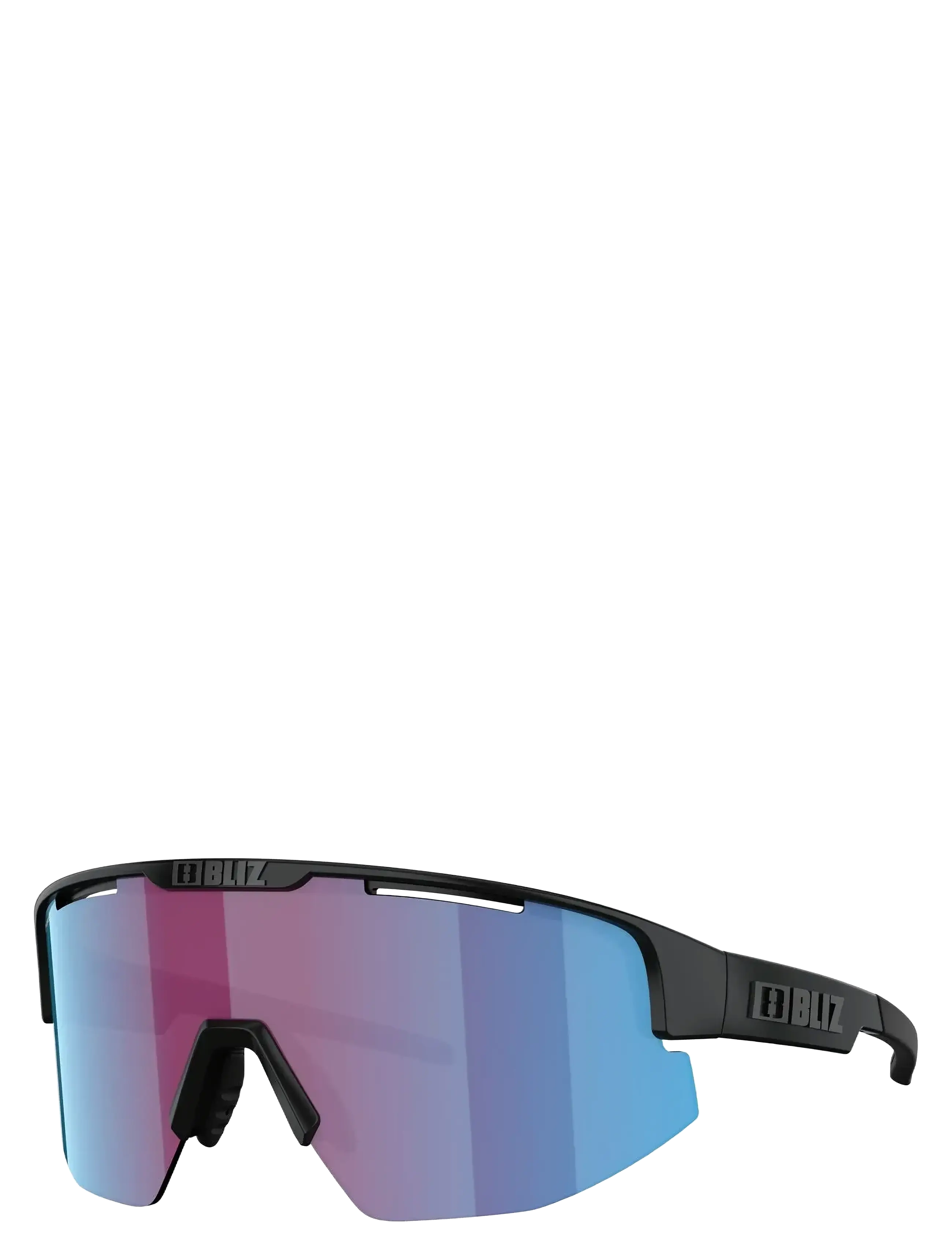 Bliz - MATRIX - prillid - matt black / nano optics nordic light begonia - violet w blue multi - 3