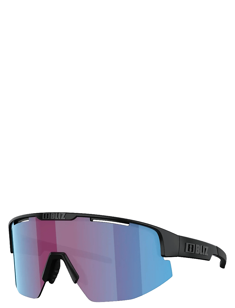 Bliz - MATRIX - brillen - matt black / nano optics nordic light begonia - violet w blue multi - 3