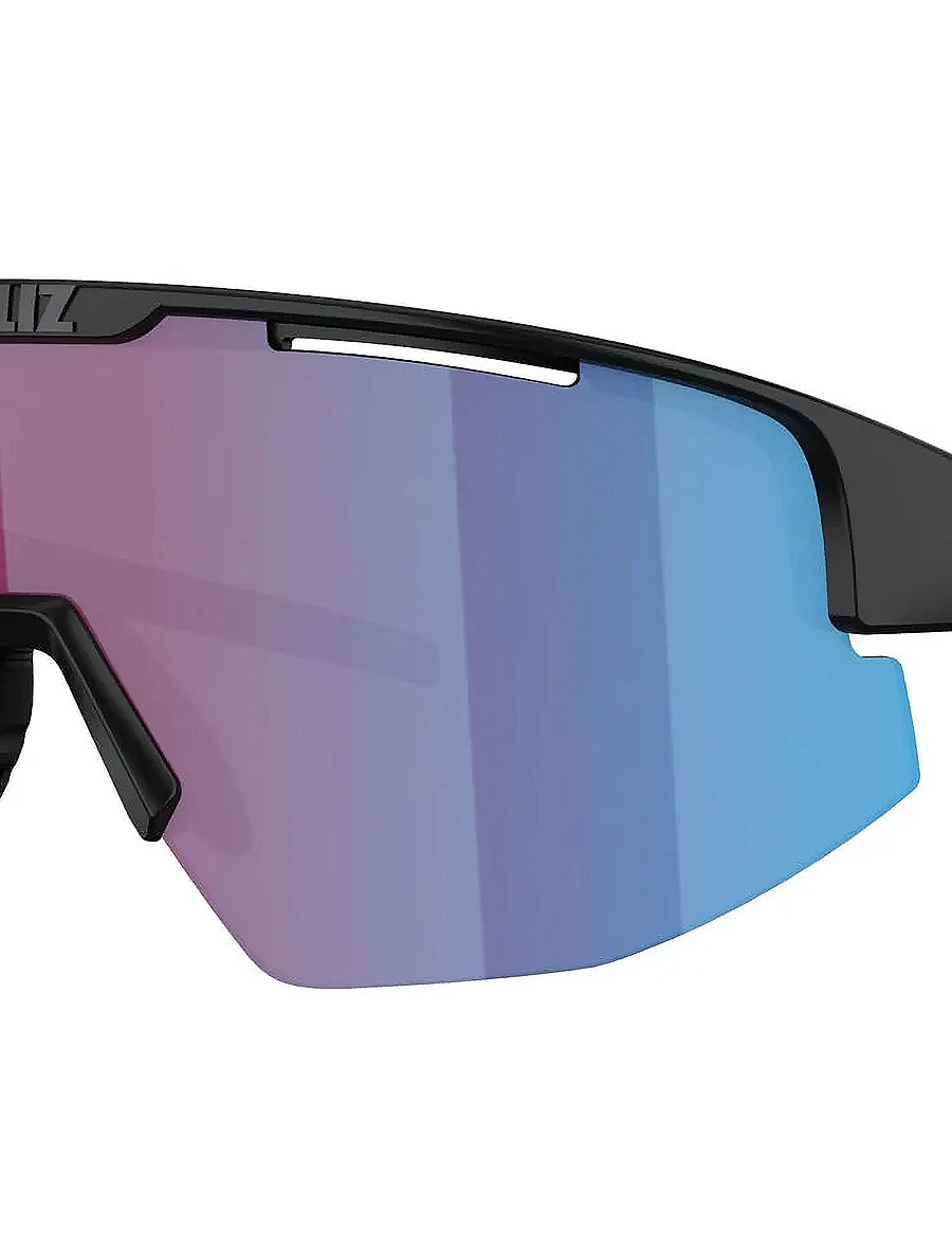 Bliz - MATRIX - brillen - matt black / nano optics nordic light begonia - violet w blue multi - 4