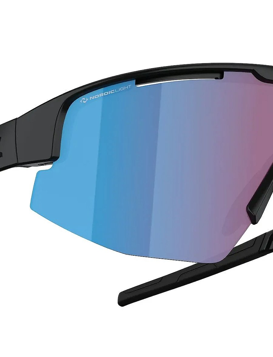 Bliz - MATRIX - brillen - matt black / nano optics nordic light begonia - violet w blue multi - 5