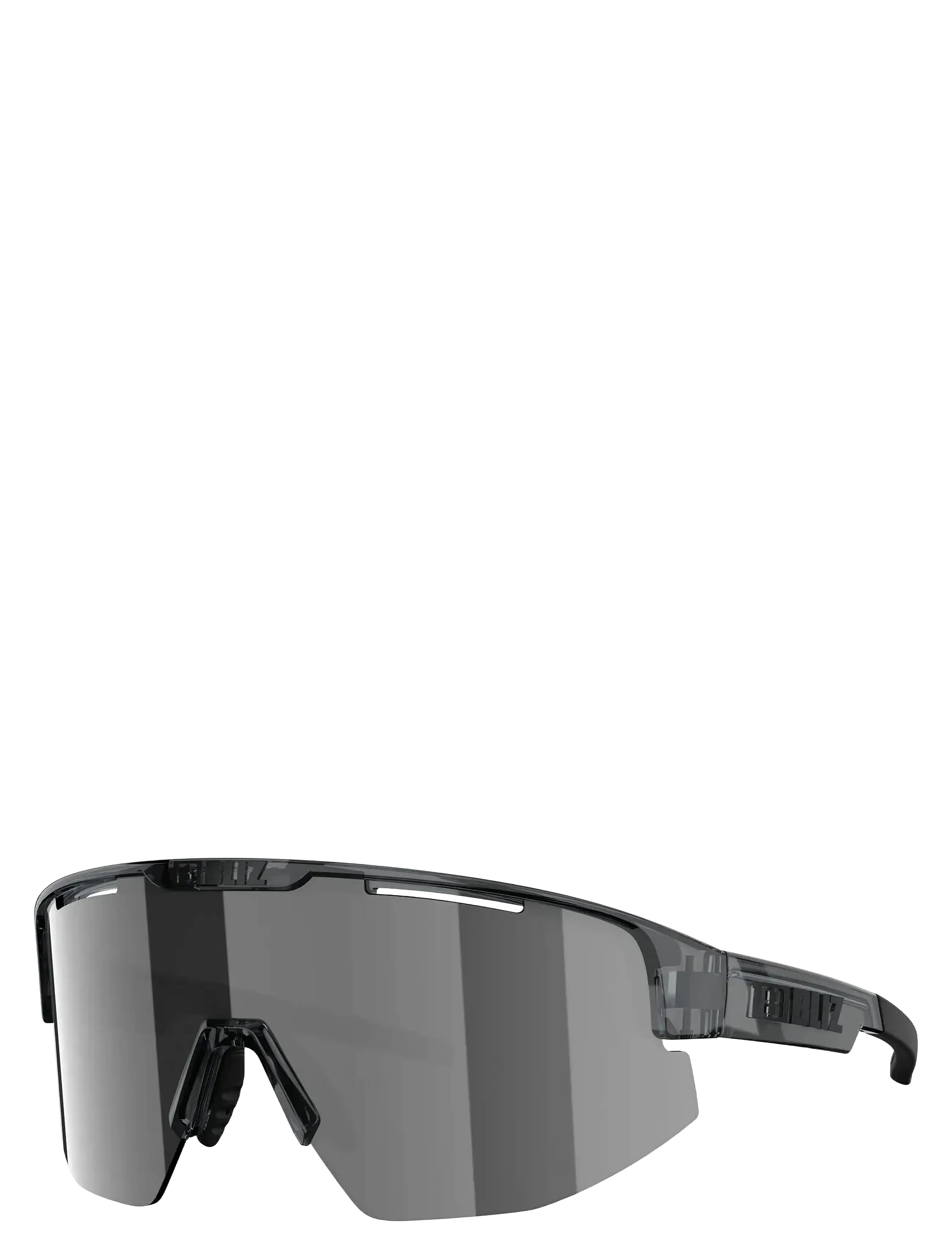Bliz Matrix Small - Aksessuaarid - CRYSTAL BLACK / SMOKE W SILVER MIRROR / black