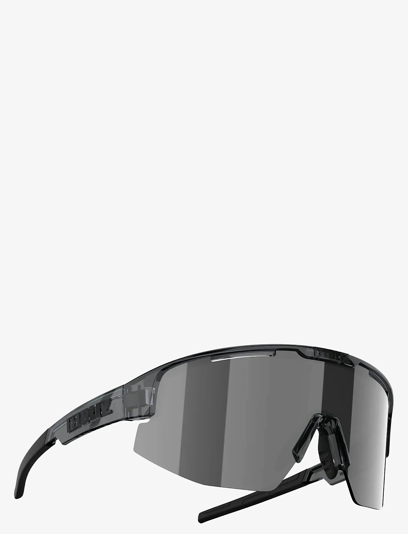 Bliz - Matrix Small - glasses - crystal black / smoke w silver mirror - 1