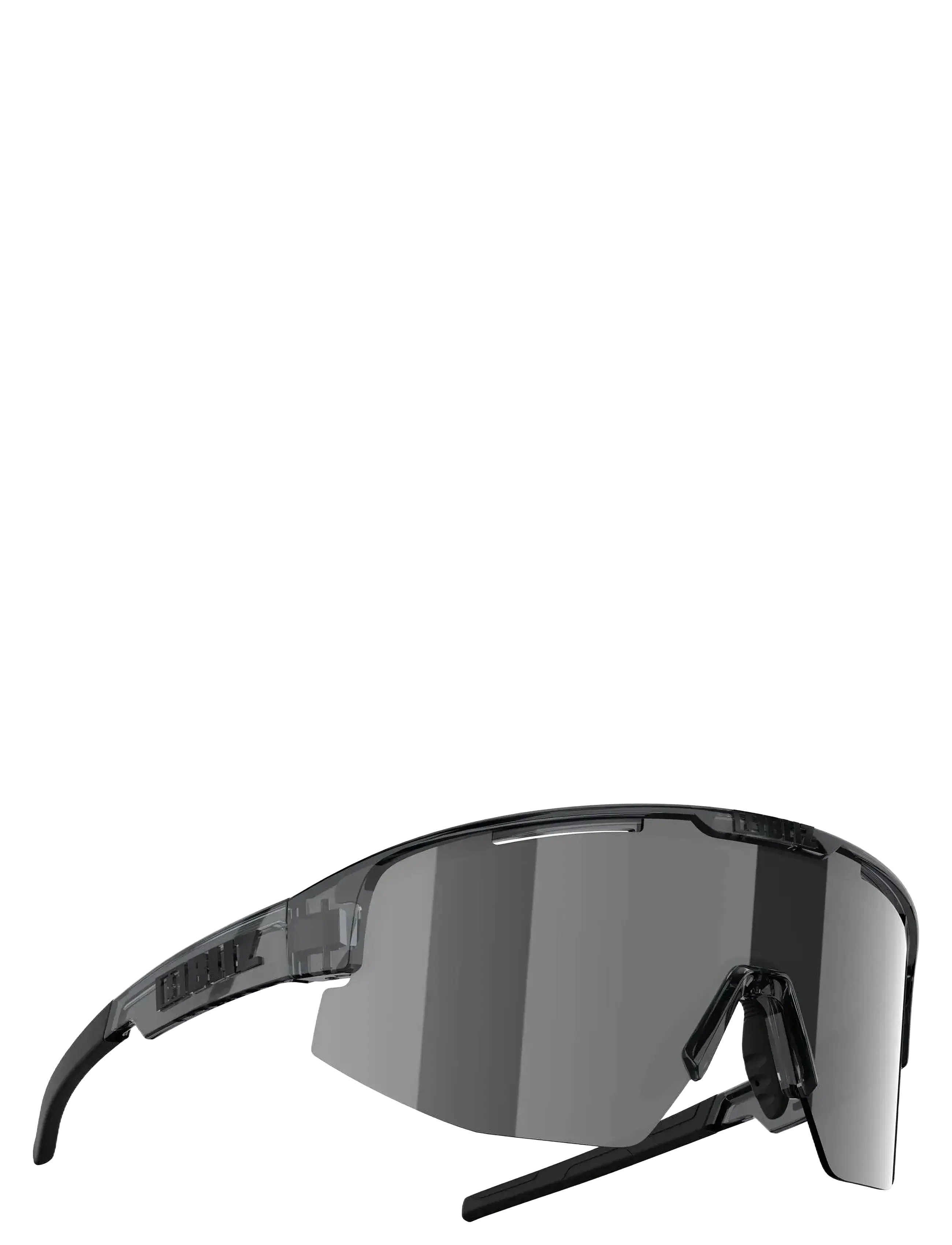 Bliz - Matrix Small - brillen - crystal black / smoke w silver mirror - 1