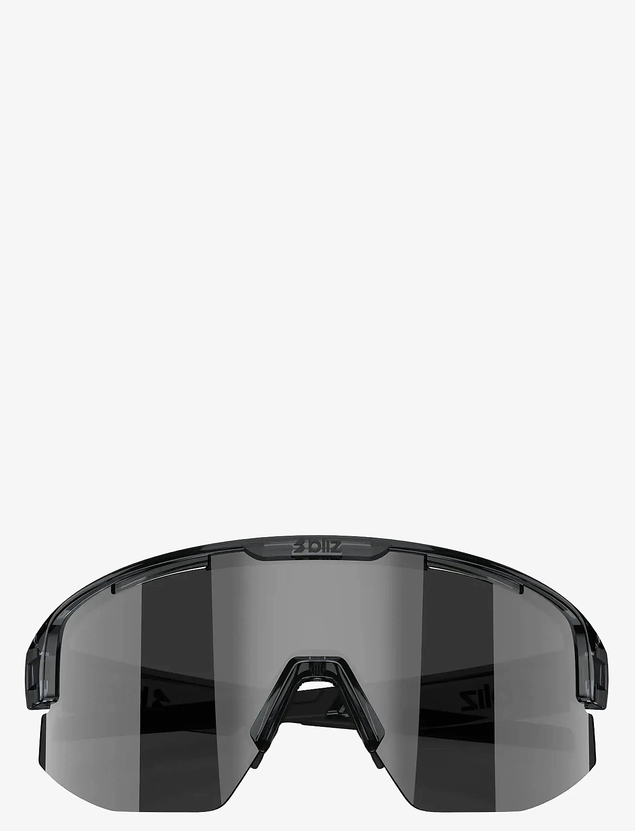 Bliz - Matrix Small - glasses - crystal black / smoke w silver mirror - 5