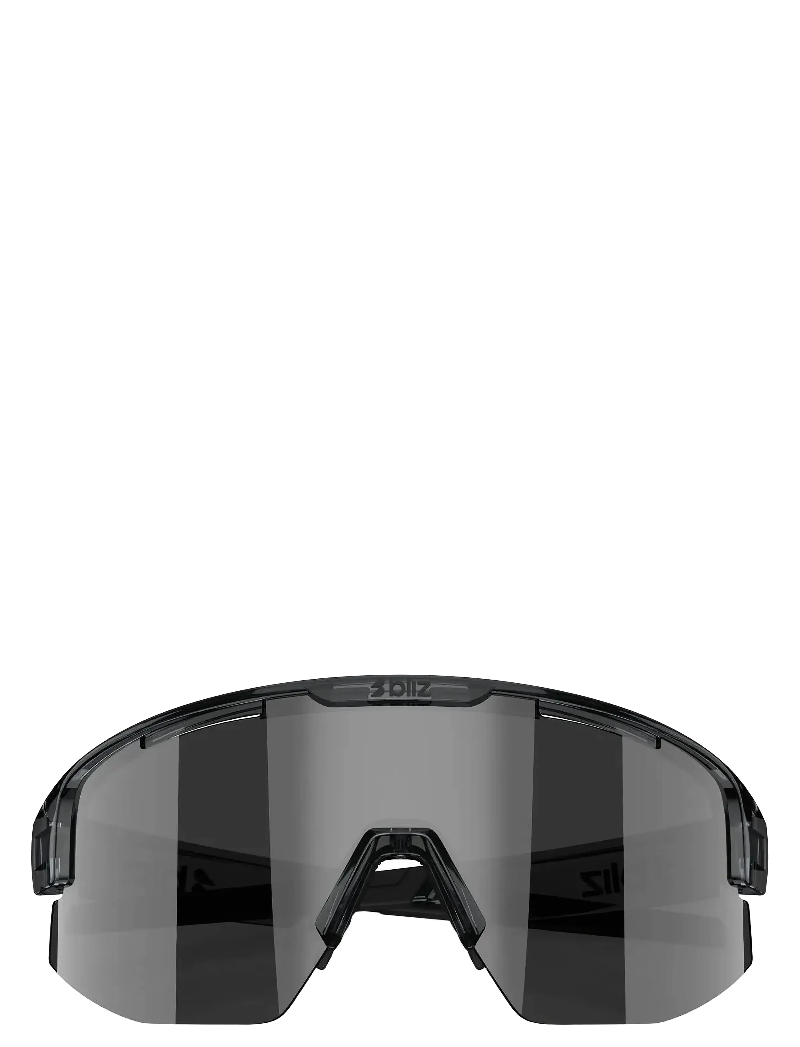 Bliz - Matrix Small - brillen - crystal black / smoke w silver mirror - 5