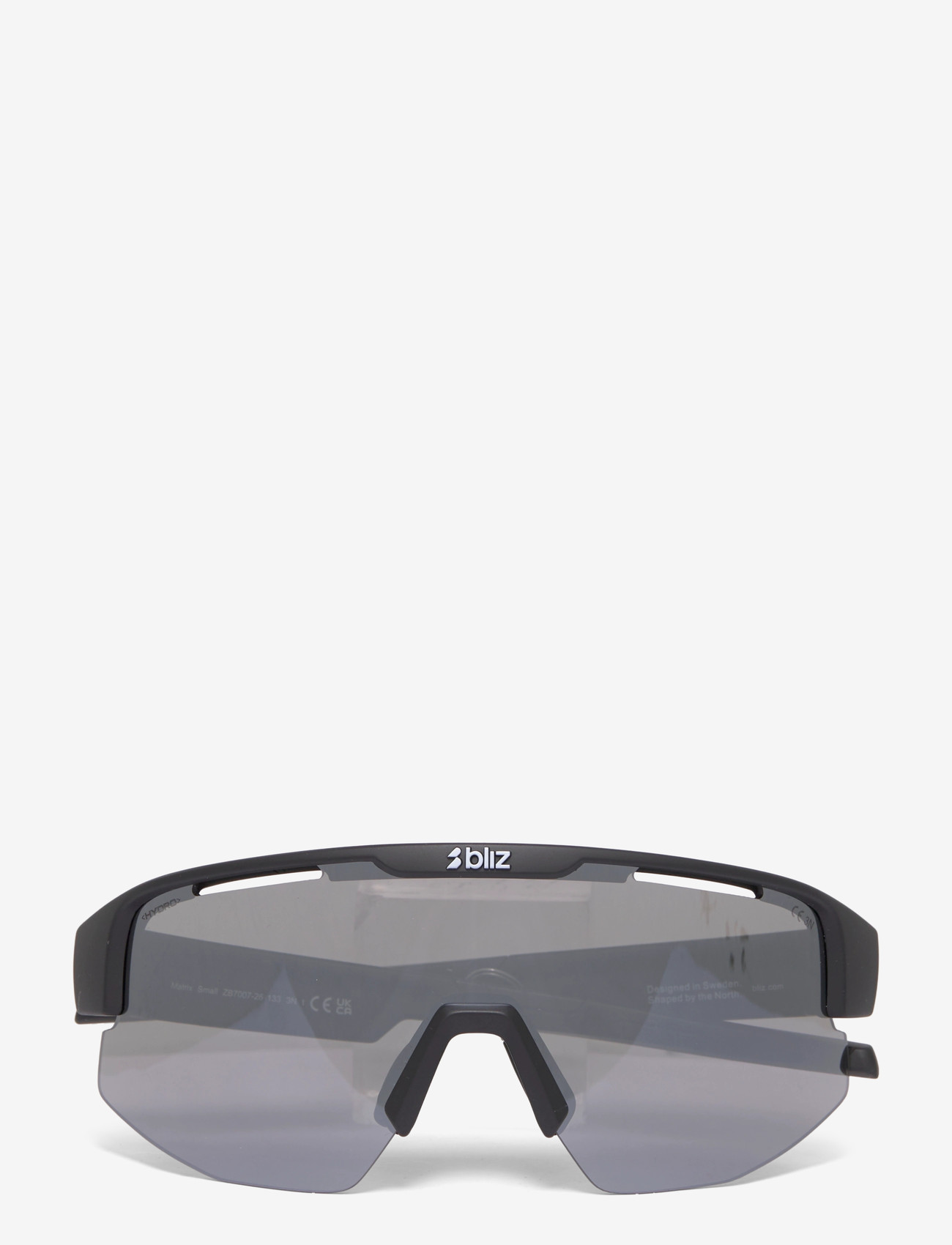 Bliz - Matrix Small - brillen - matte black / smoke w silver mirror - 0