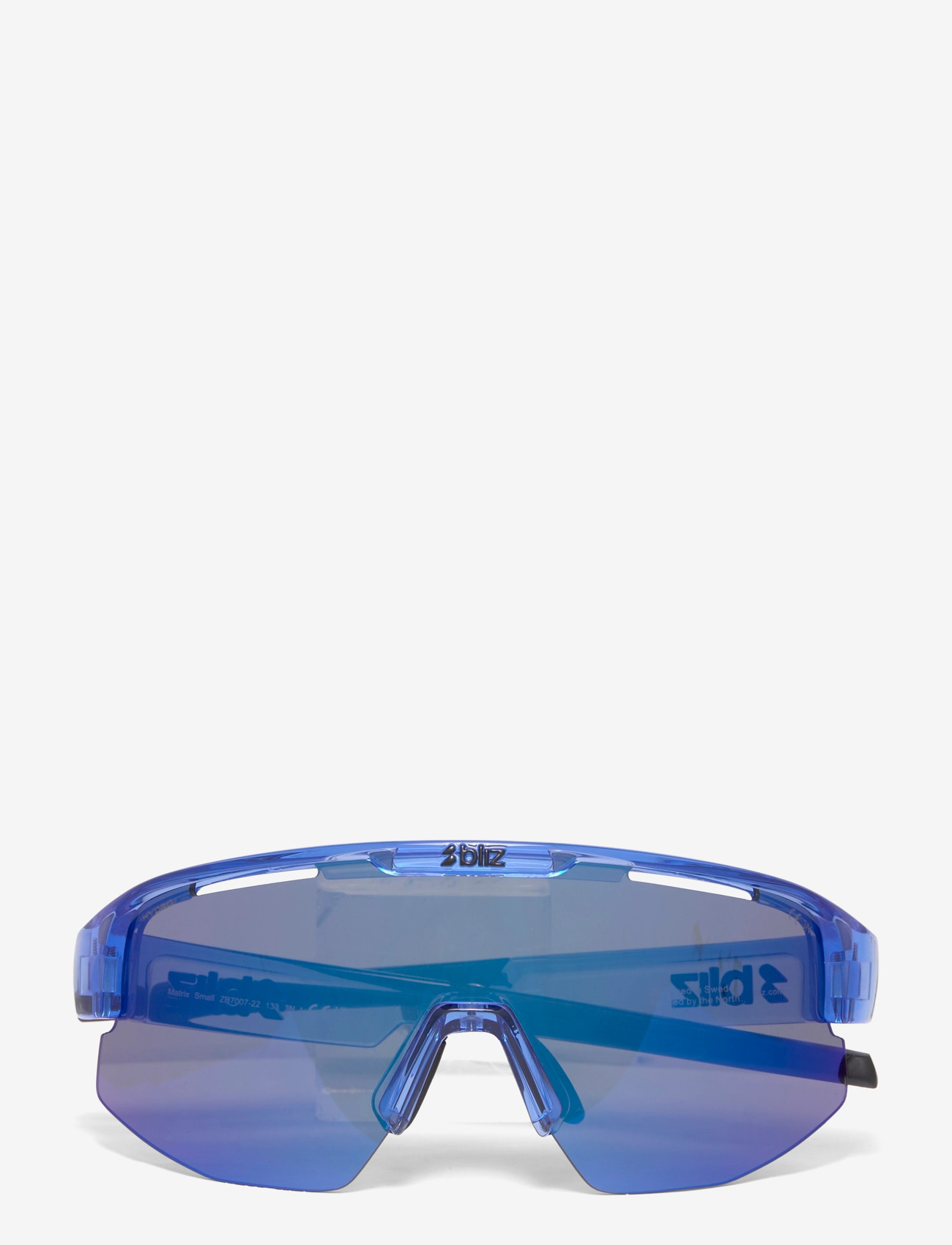 Bliz - Matrix Small - glasses - transparant blue / smoke w blue mutli - 0