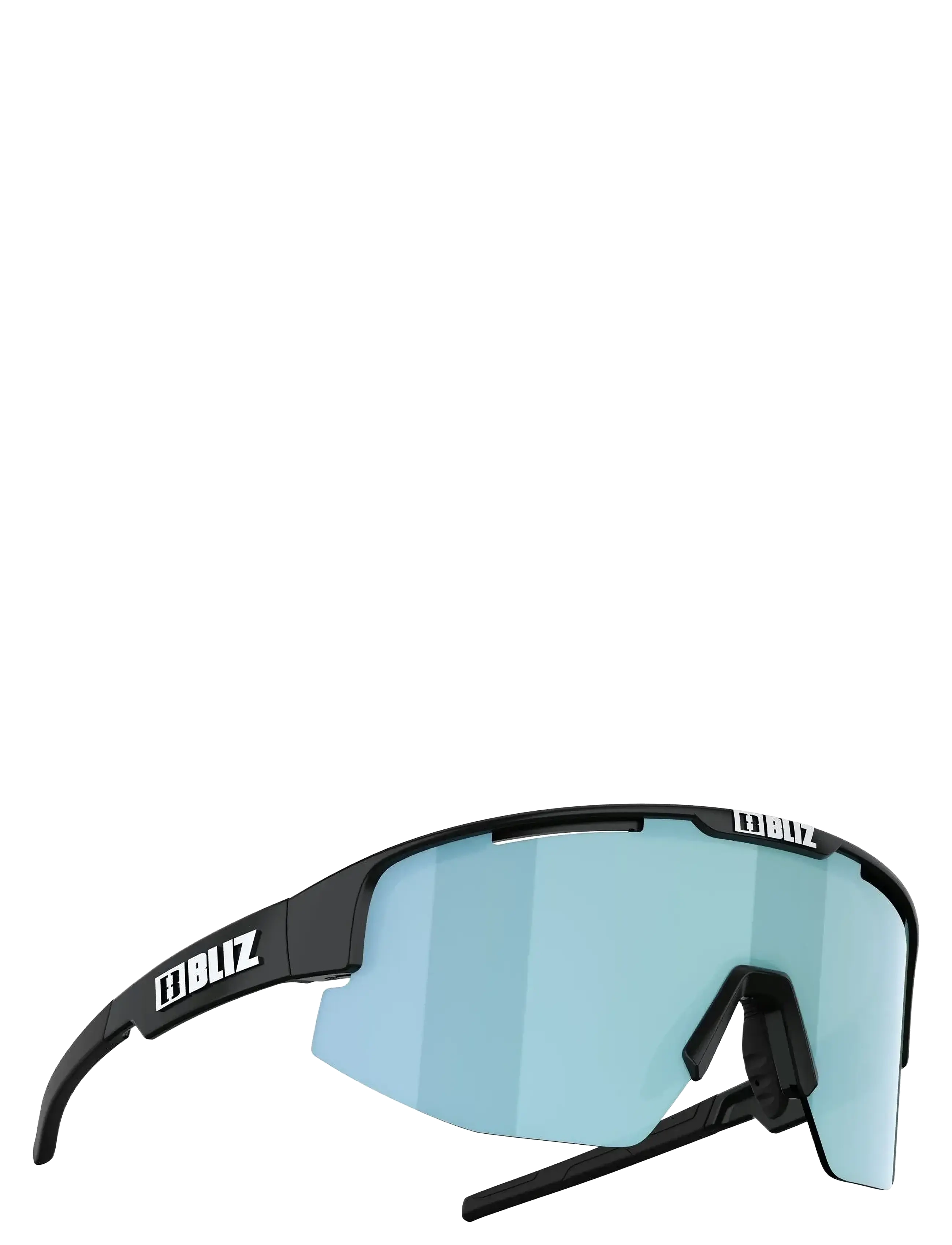 Bliz - Matrix Small - glasses - matte black / smoke w ice blue multi - 1