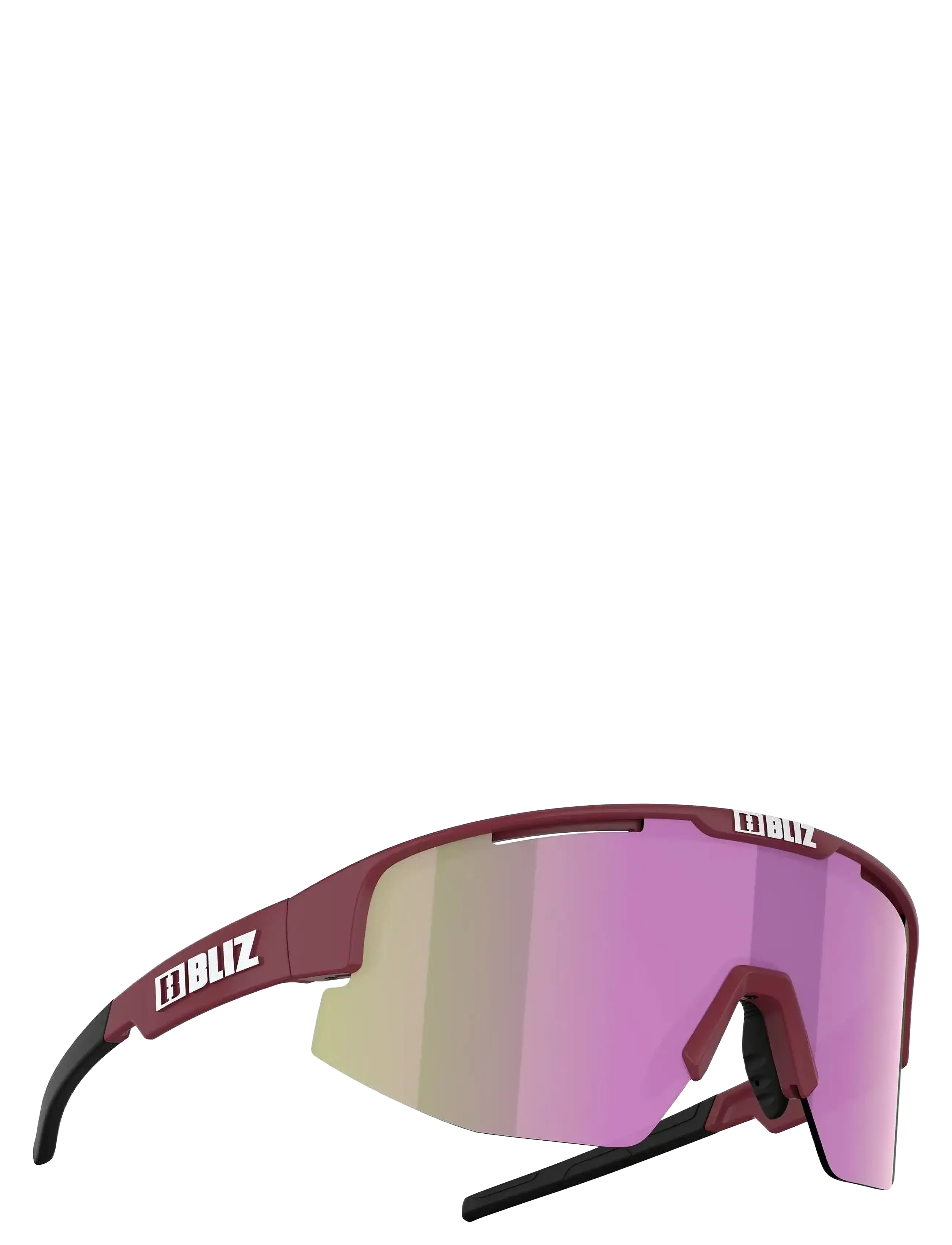 Bliz - Matrix Small - briller - matt burgundy / brown w rose multi - 1