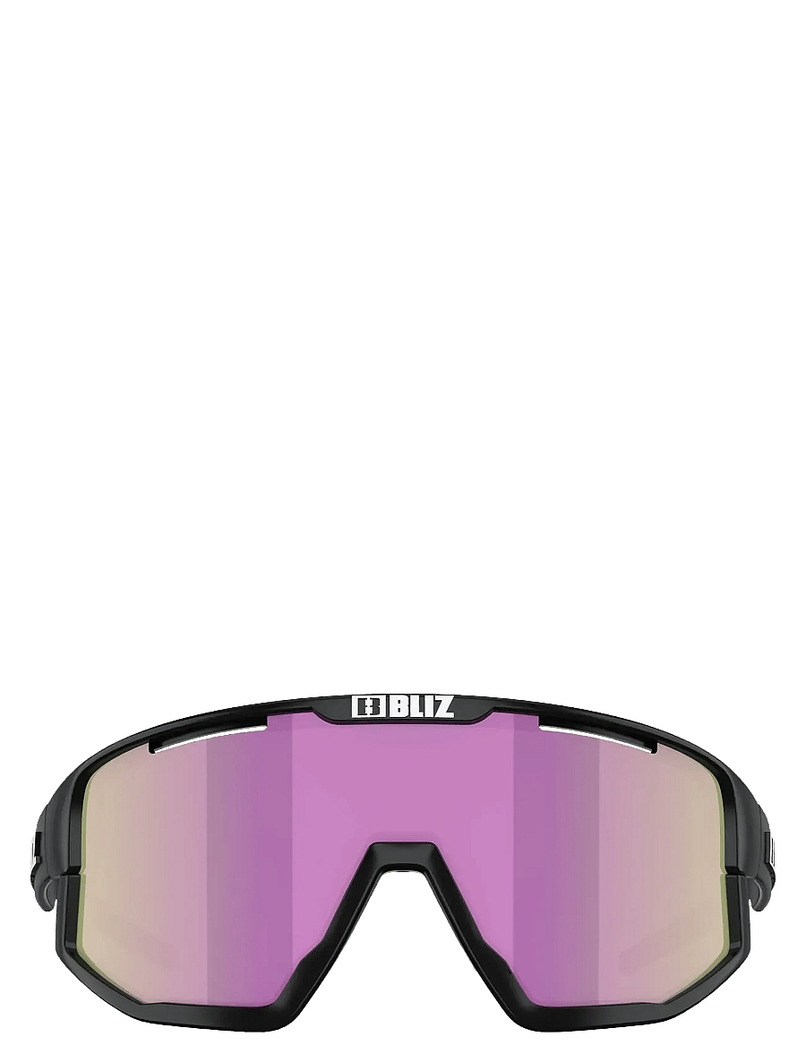 Bliz - FUSION SMALL - briller - matt black / brown w rose multi - 0