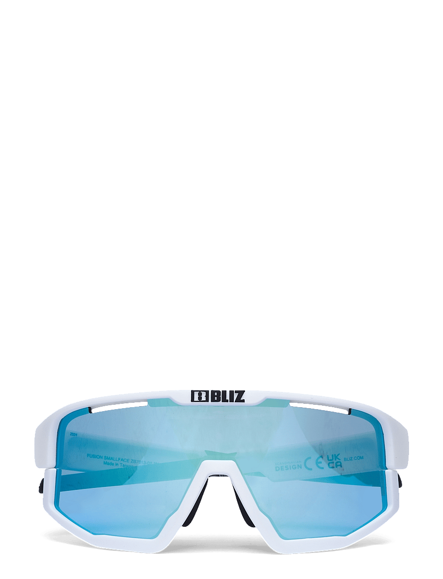 Bliz - Fusion Small - prillid - matt white / brown w blue multi - 0