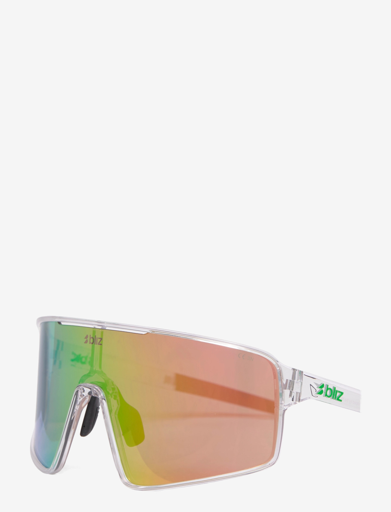 Bliz - P001S - brillen - transparent white / brown w green multi - 1