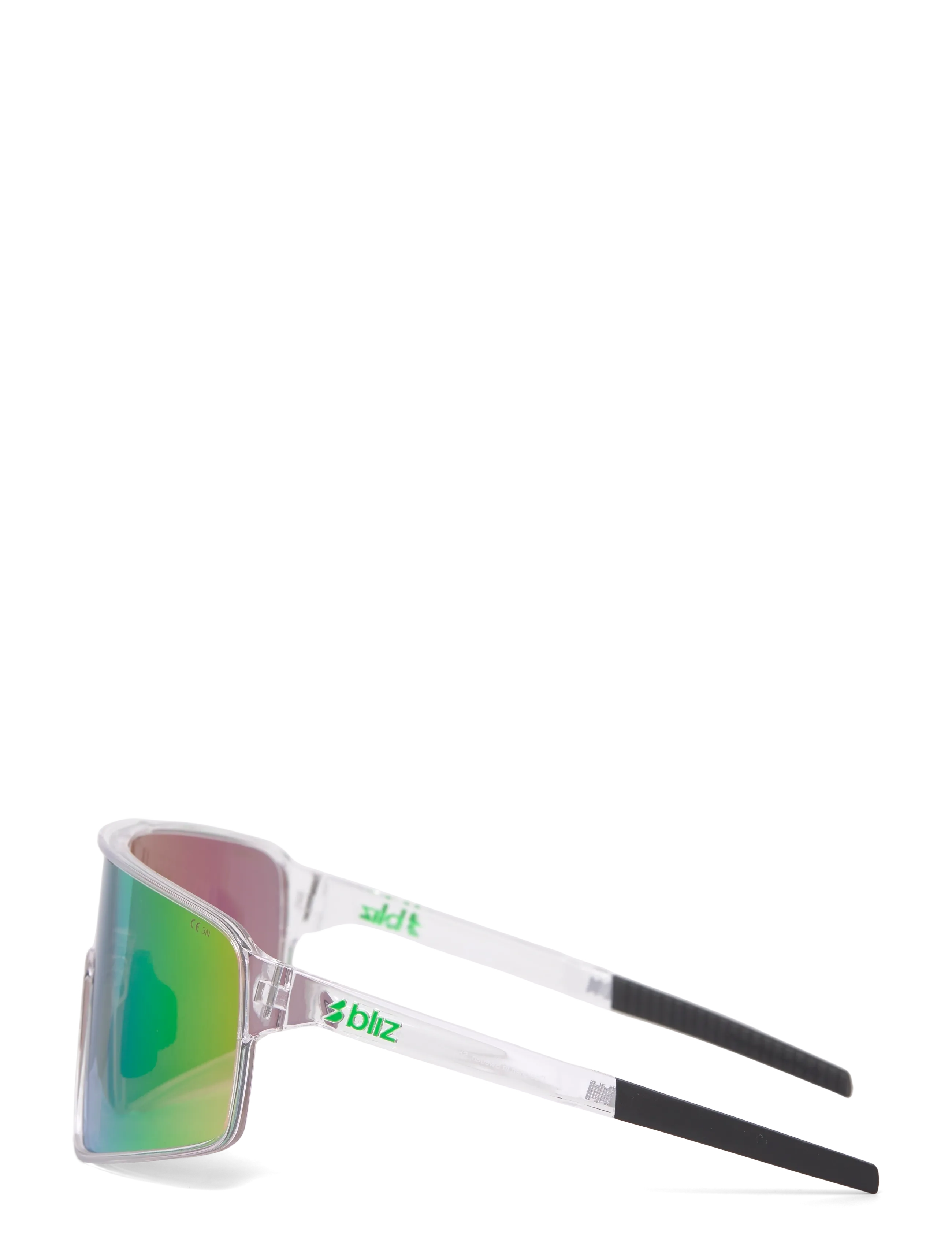 Bliz - P001S - briller - transparent white / brown w green multi - 2