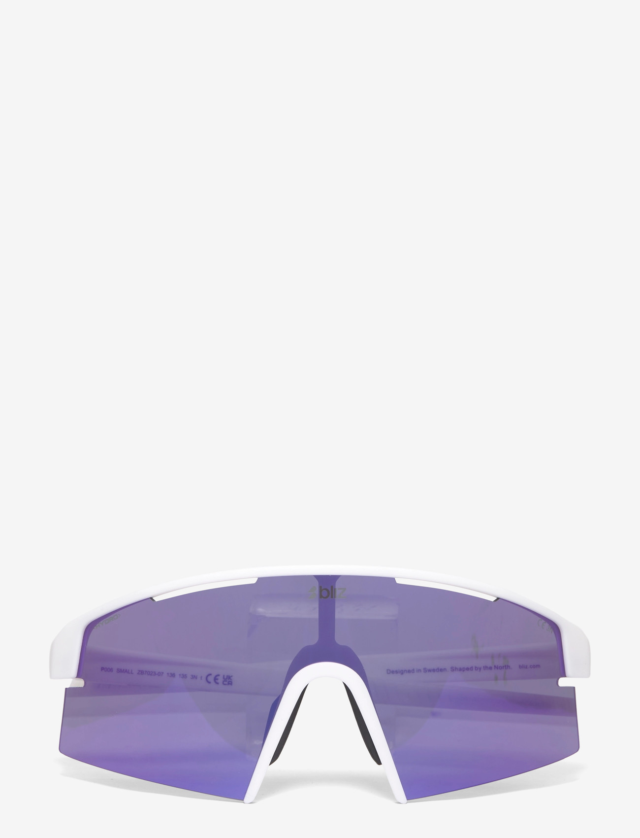 Bliz - P006s - brillen - matte white / smoke w purple mirror - 0