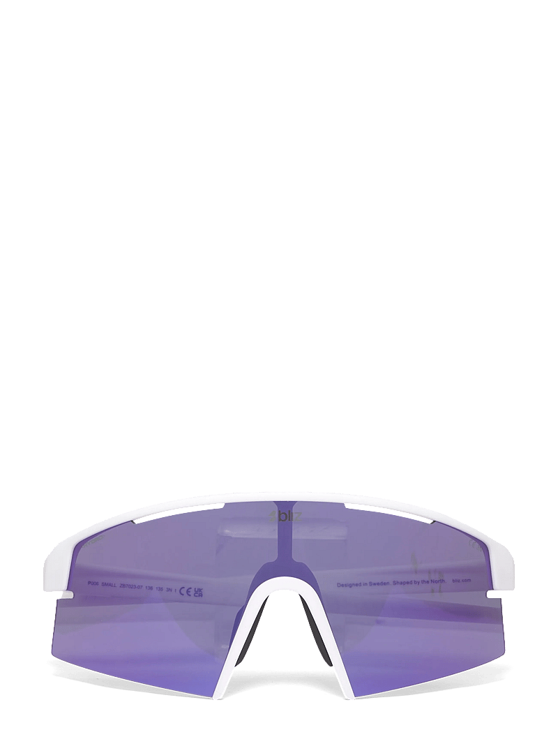Bliz - P006s - brillen - matte white / smoke w purple mirror - 0