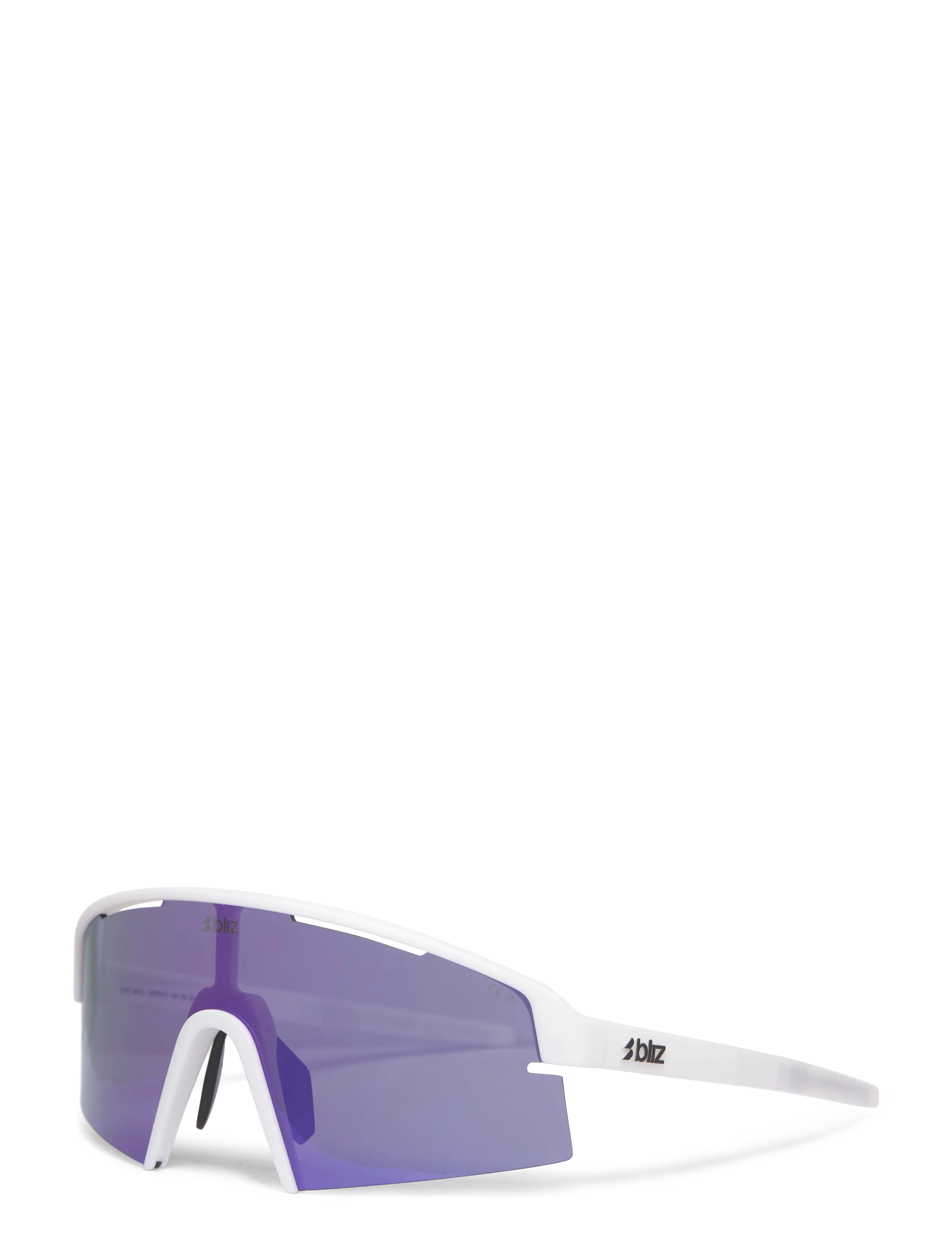 Bliz - P006s - prillid - matte white / smoke w purple mirror - 1
