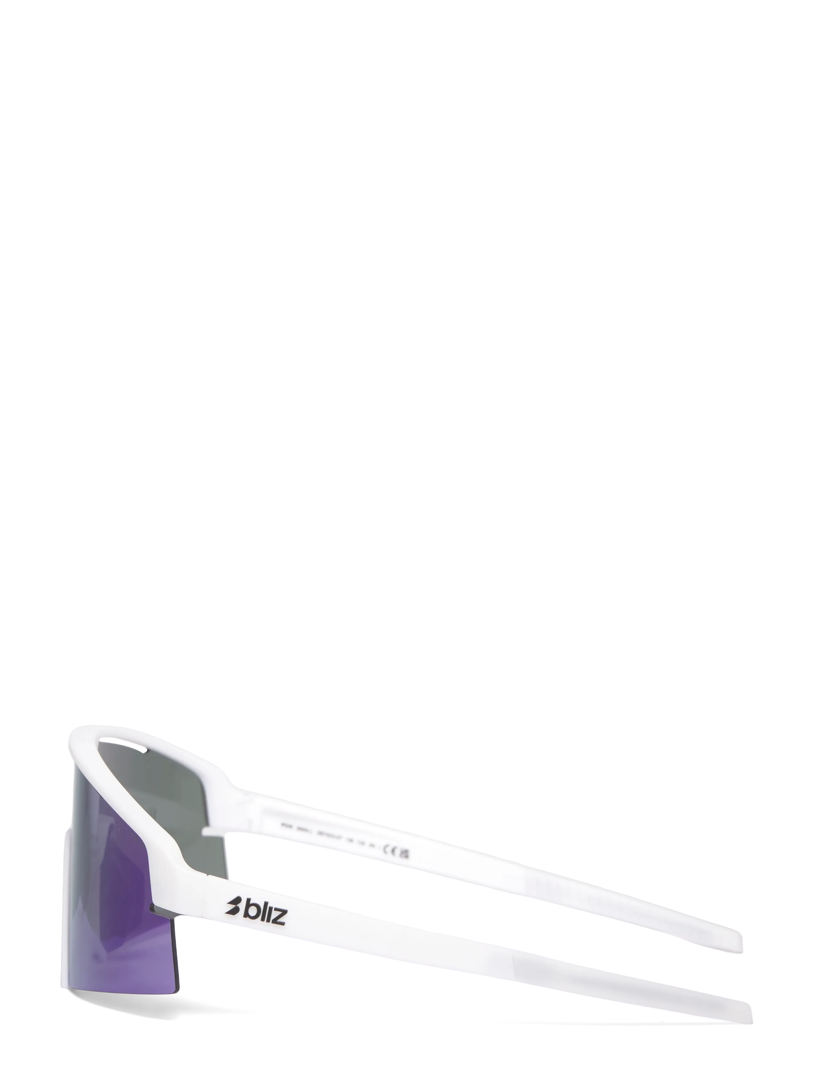 Bliz - P006s - prillid - matte white / smoke w purple mirror - 2