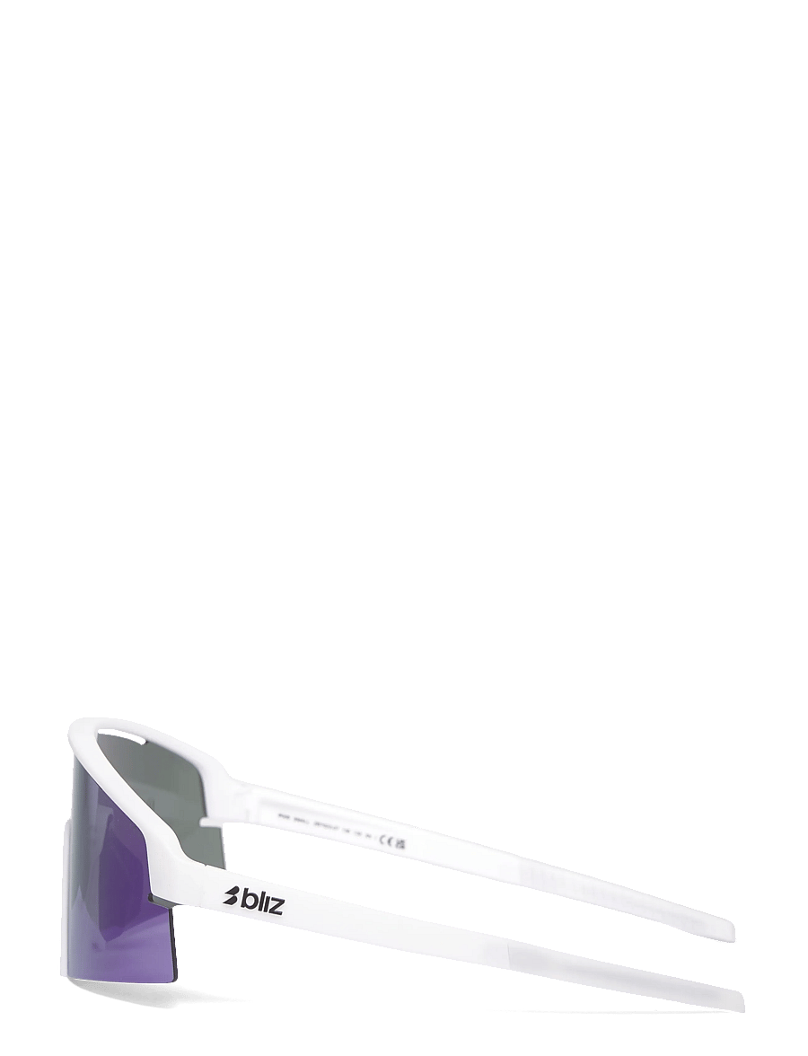 Bliz - P006s - briller - matte white / smoke w purple mirror - 2