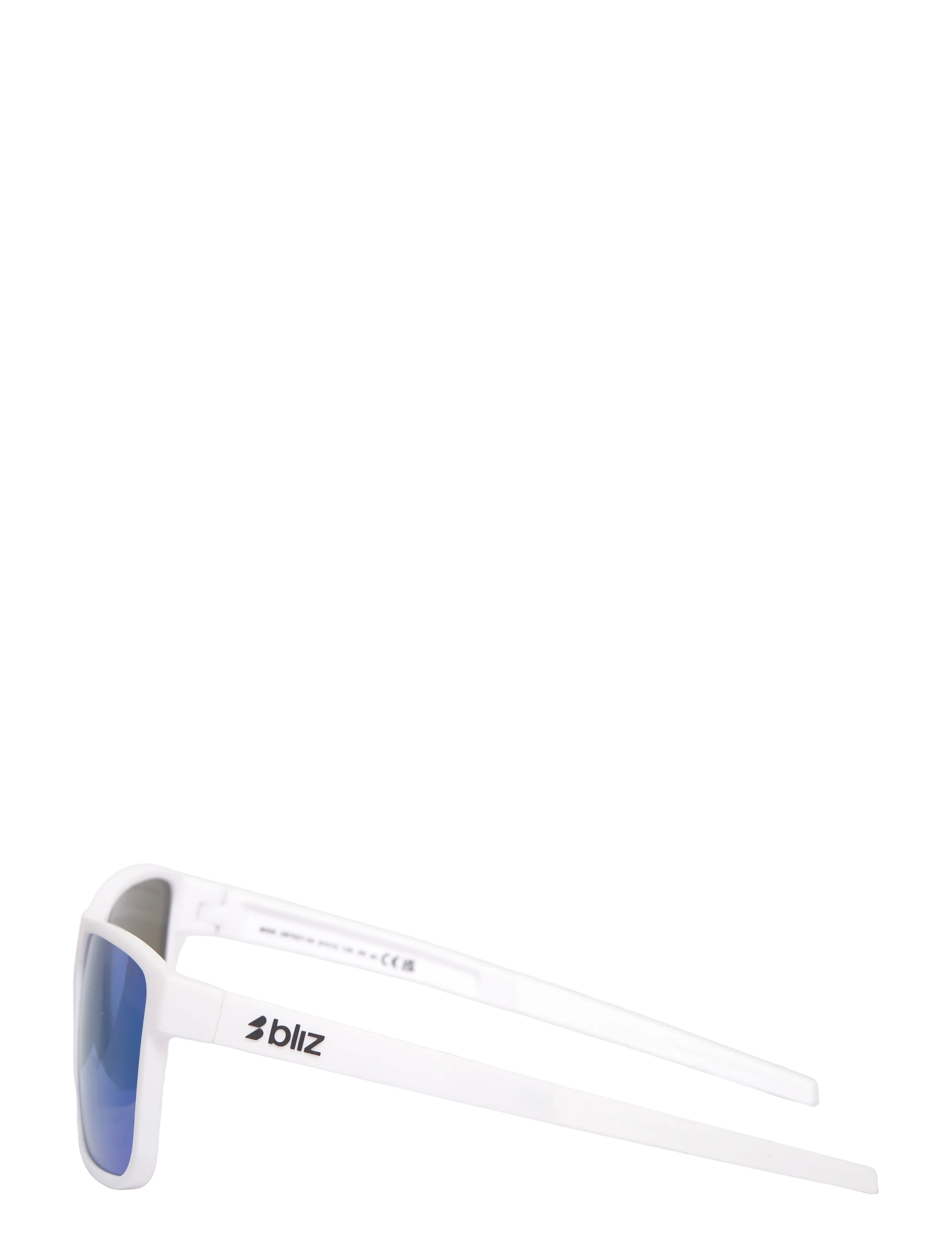 Bliz - A008 - glasögon - matte white / smoke w blue multi - 2
