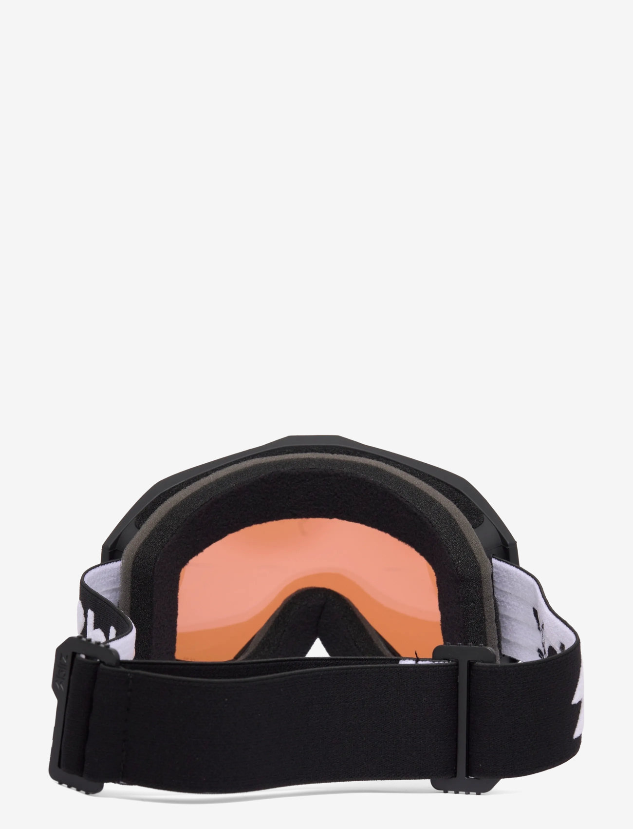 Bliz - LINER - black-white logo / orange w silver mirror - 2