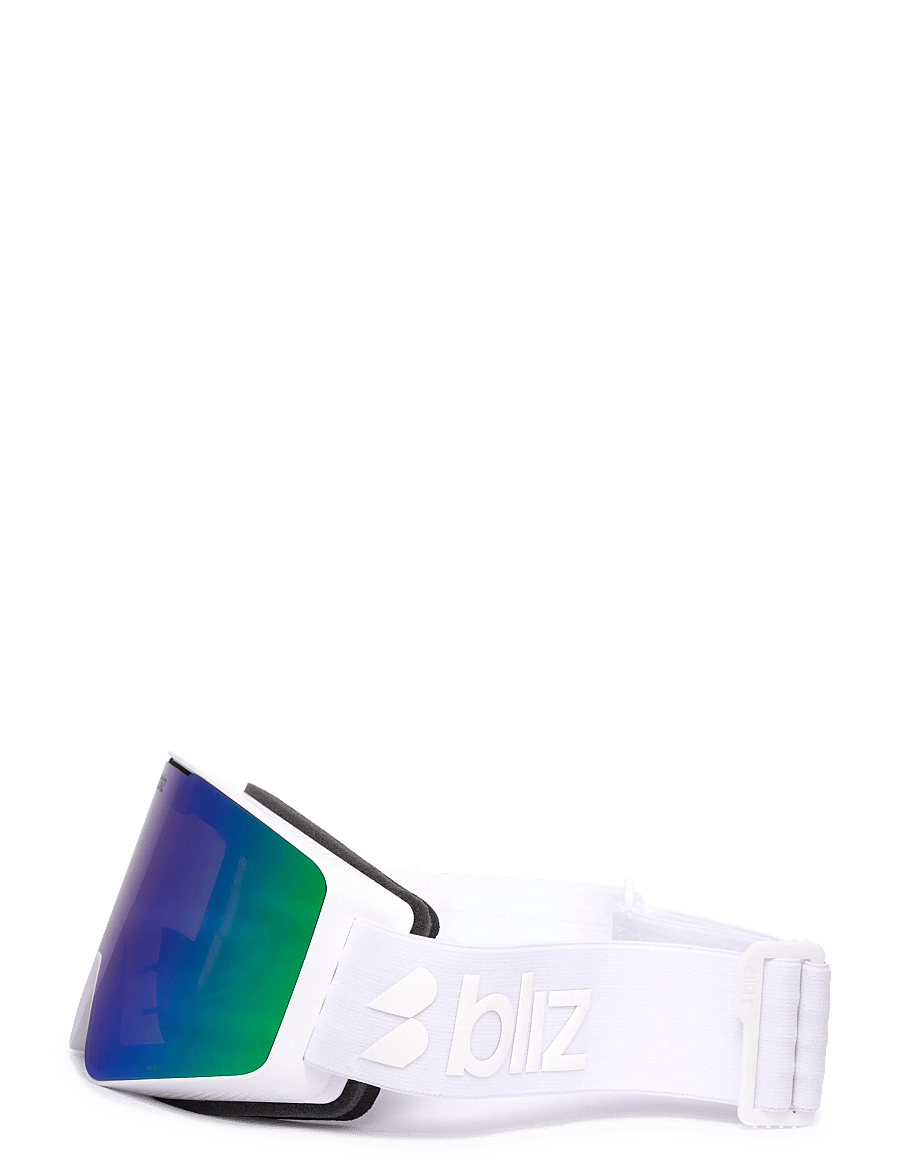 Bliz - G001 - prillid - matte white / brown w green multi - 1