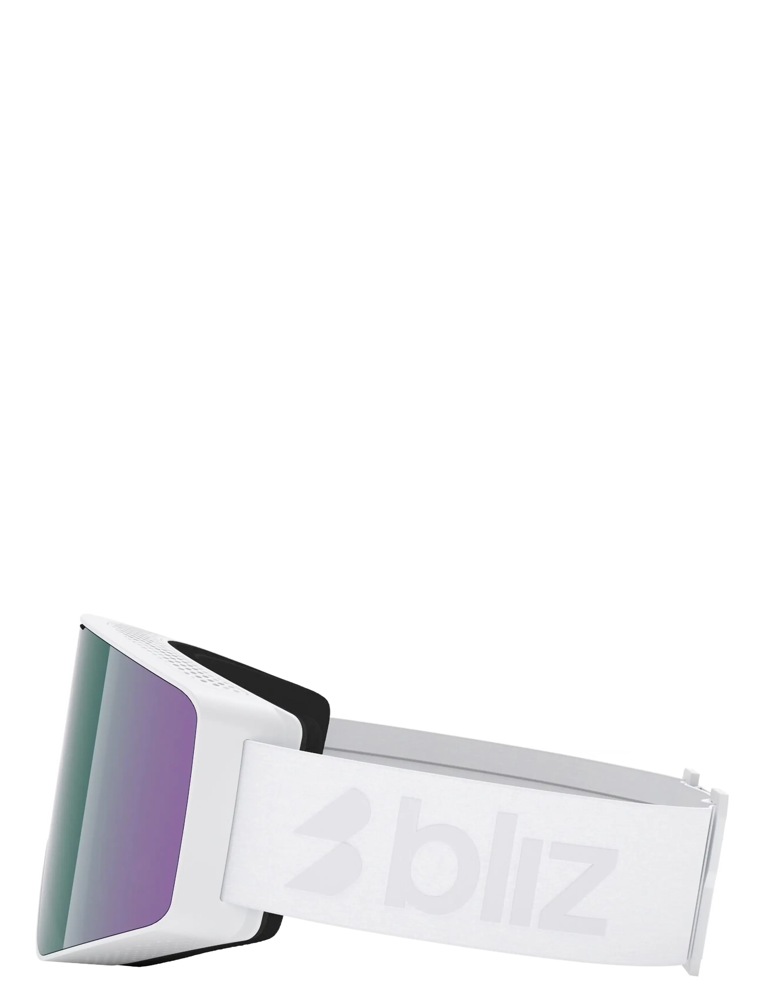 Bliz - G001 - briller - matte white / brown w green multi - 2