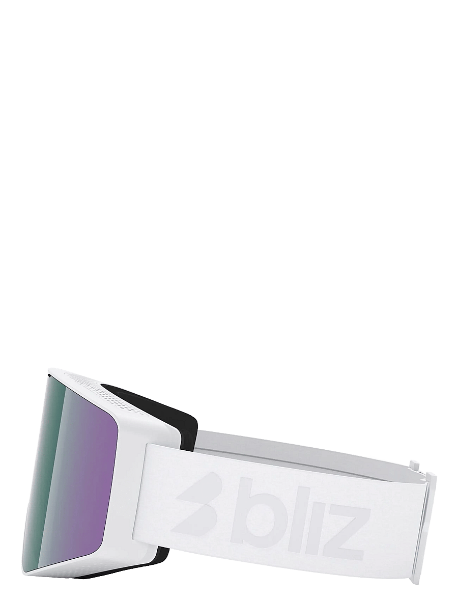 Bliz - G001 - briller - matte white / brown w green multi - 2
