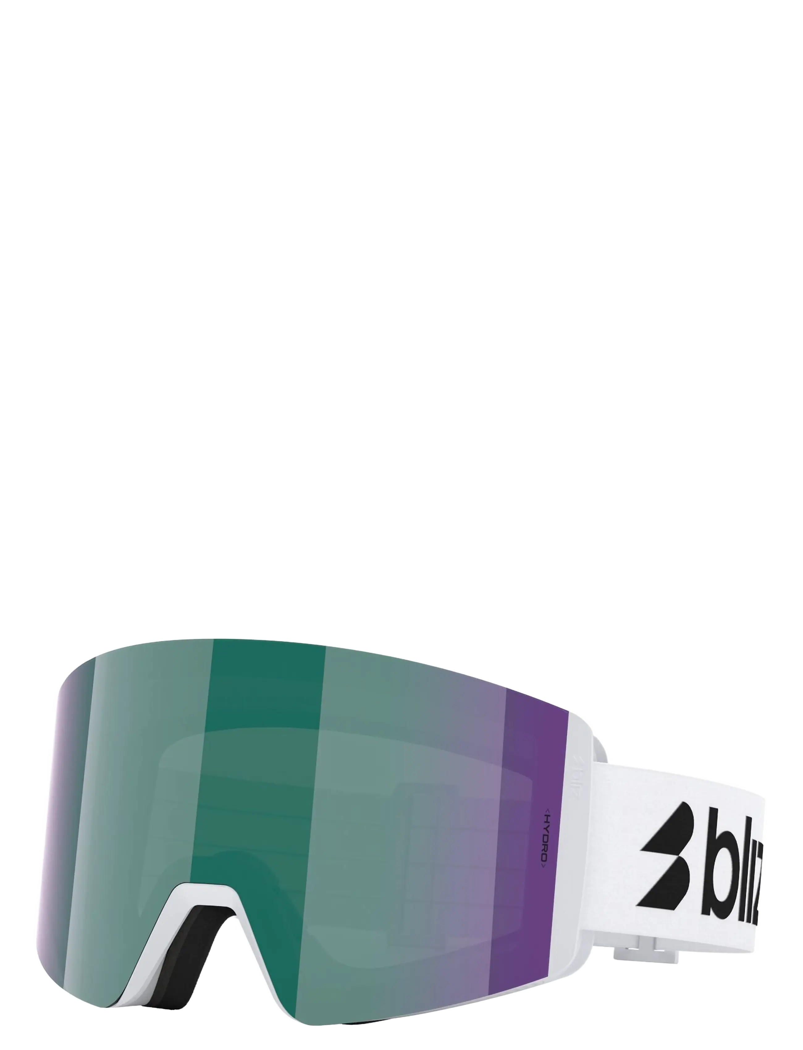 Bliz - G003 - prillid - matte white / brown w green multi - 1