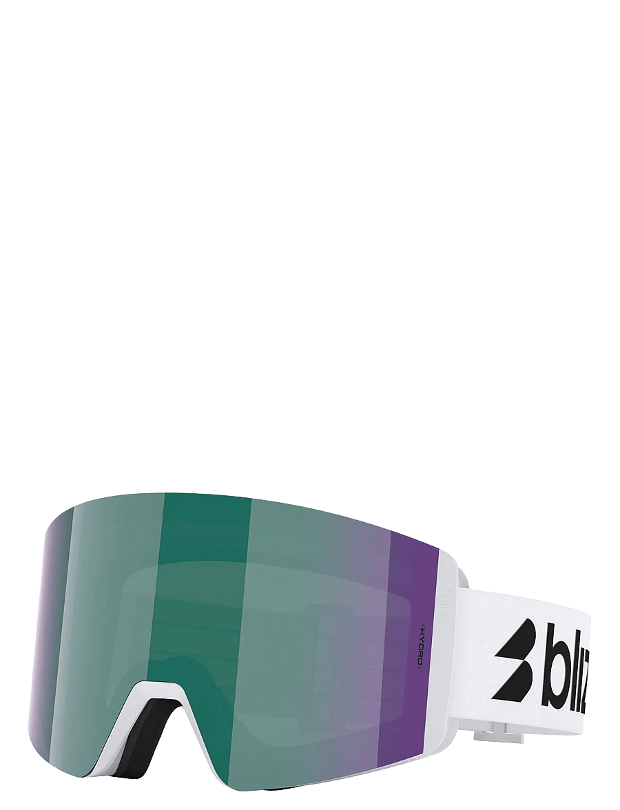 Bliz - G003 - prillid - matte white / brown w green multi - 1
