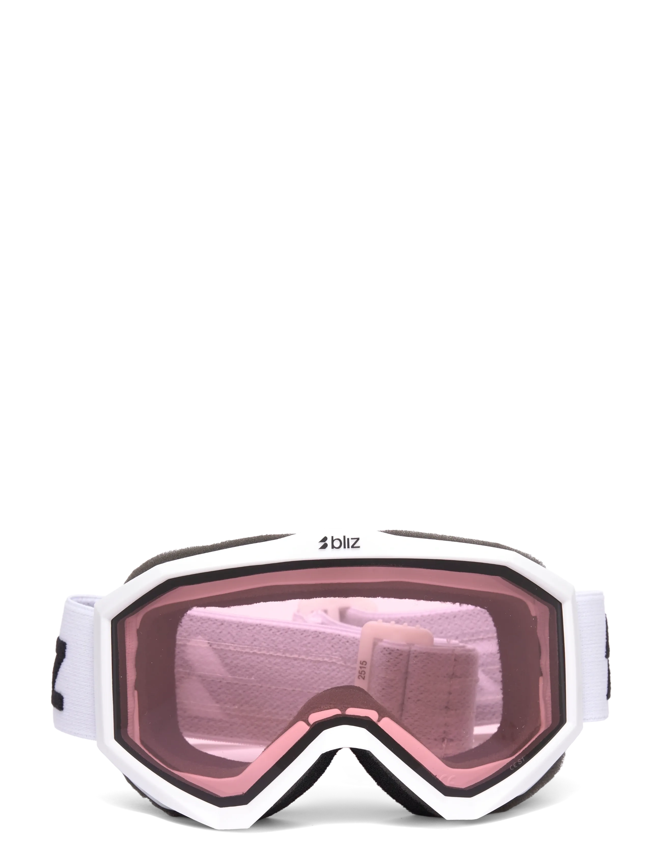 Bliz LINER JR - Wintersport - WHITE-BLACK LOGO / PINK / white