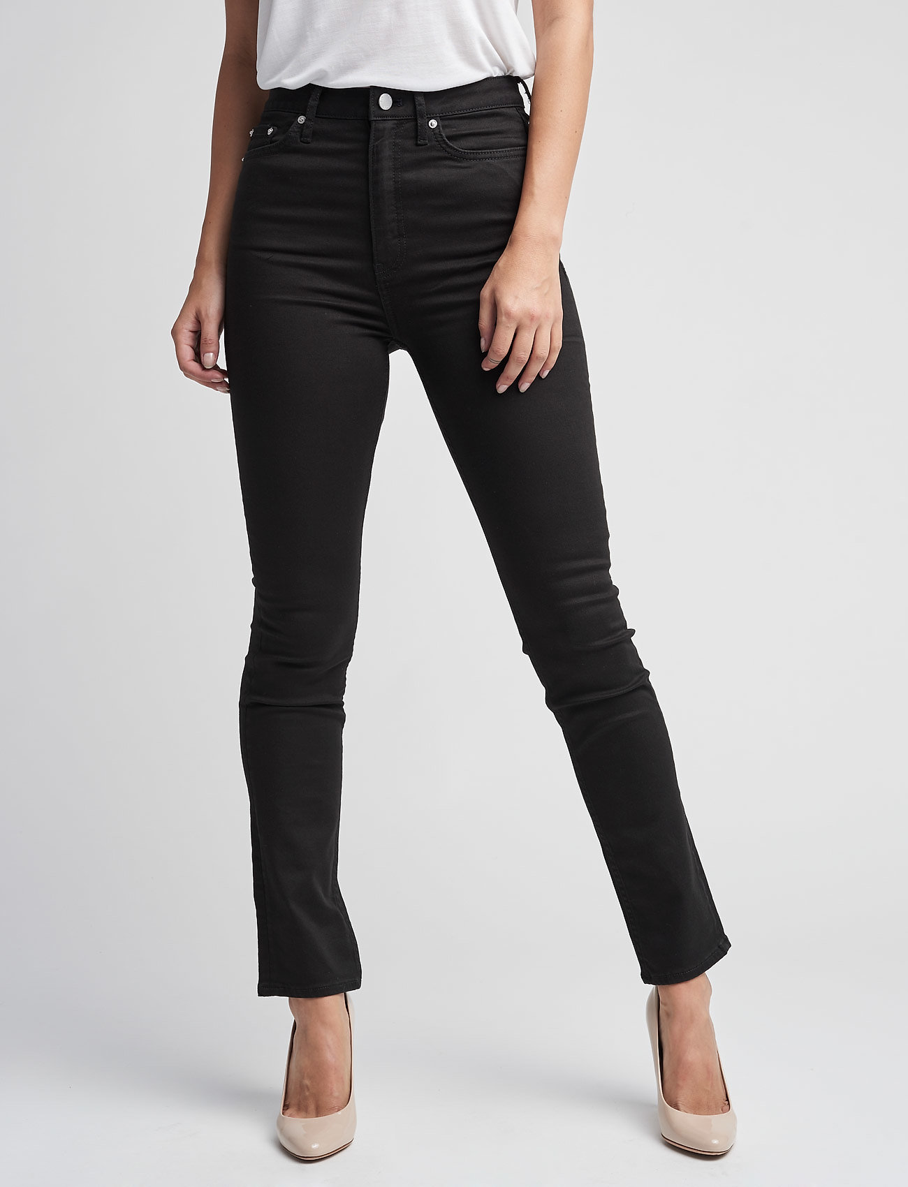 BLK DNM Jeans 20, 24 x 32, Black, Jeans > Smalle, Dame