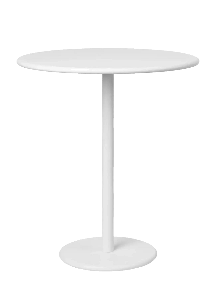 Blomus - Outdoor Side Table - 45 cm, Ø 40 cm - STAY - White - möbel - white - 1