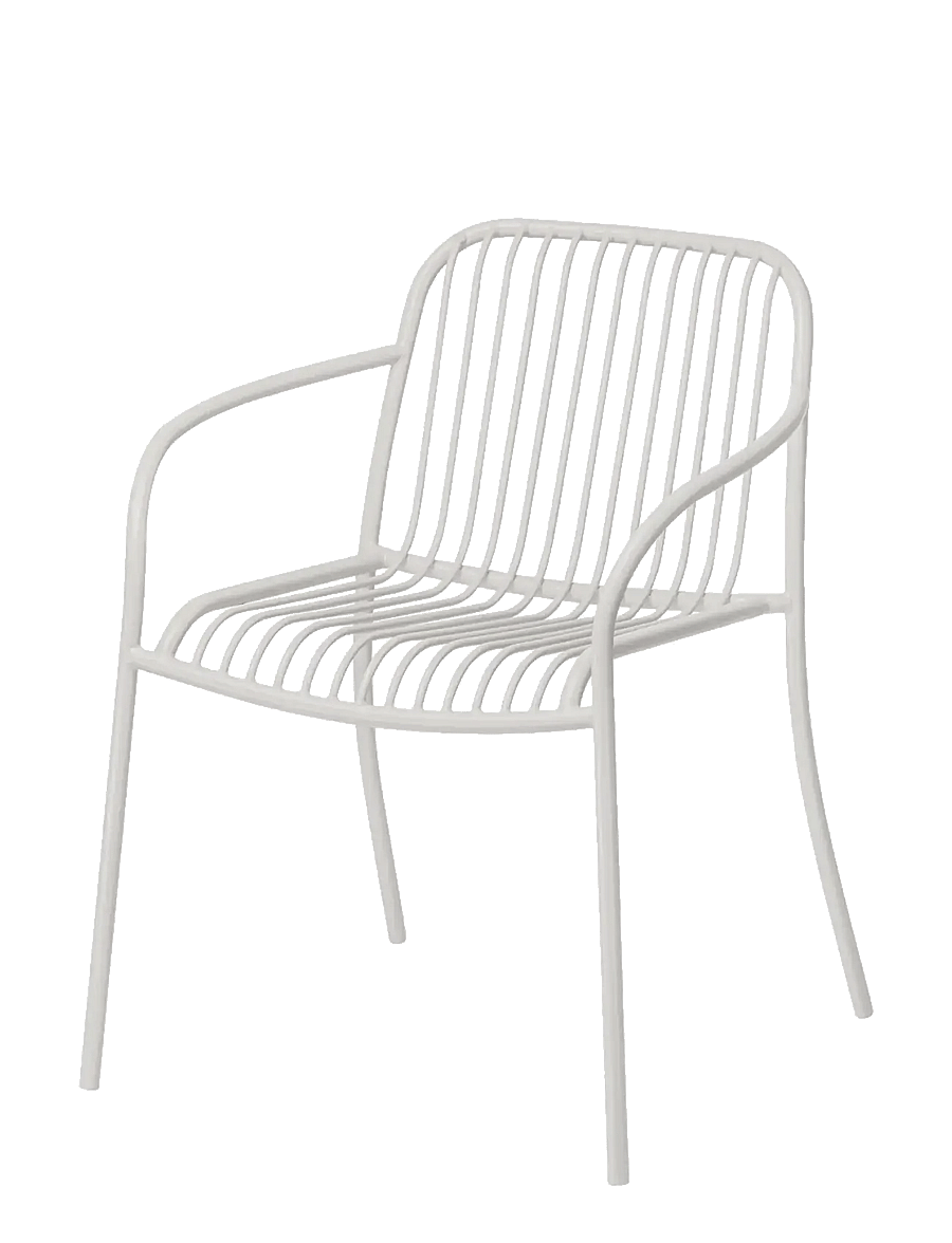 Blomus - Armchair - YUA WIRE - møbler - silk grey - 2