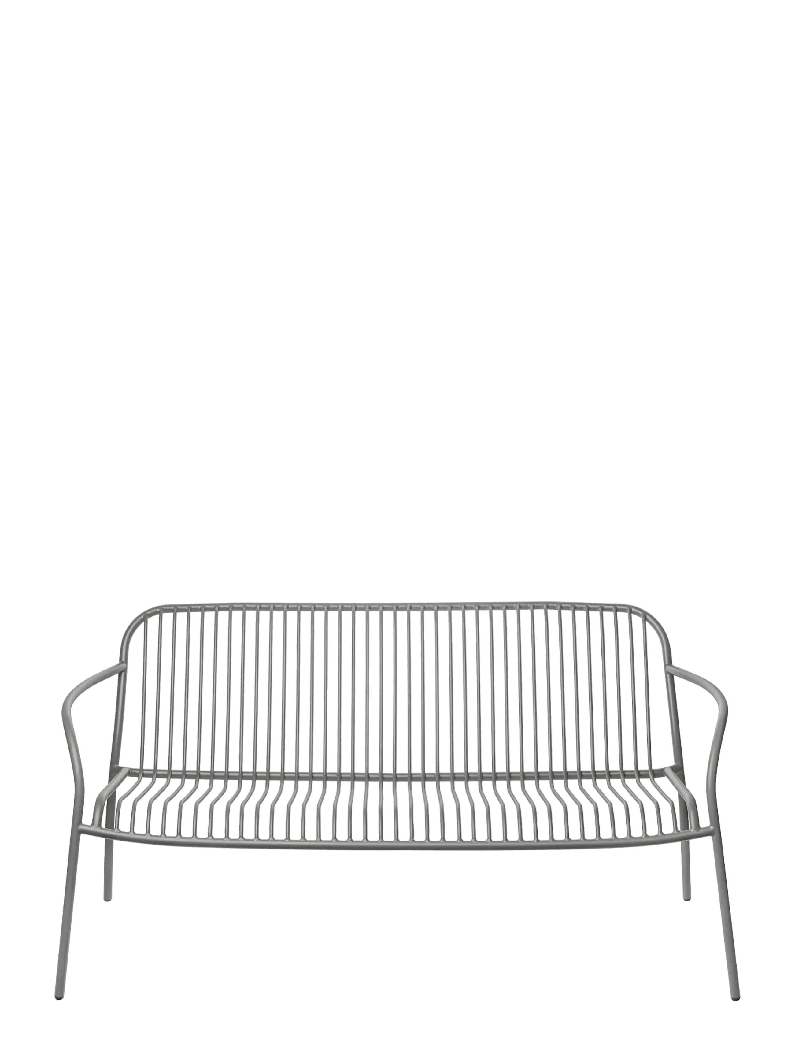 Blomus Lounge Sofa - 66 x 134 x 72 cm - YUA WIRE - Granite Grey - Outdoor - GRANITE GREY / grey