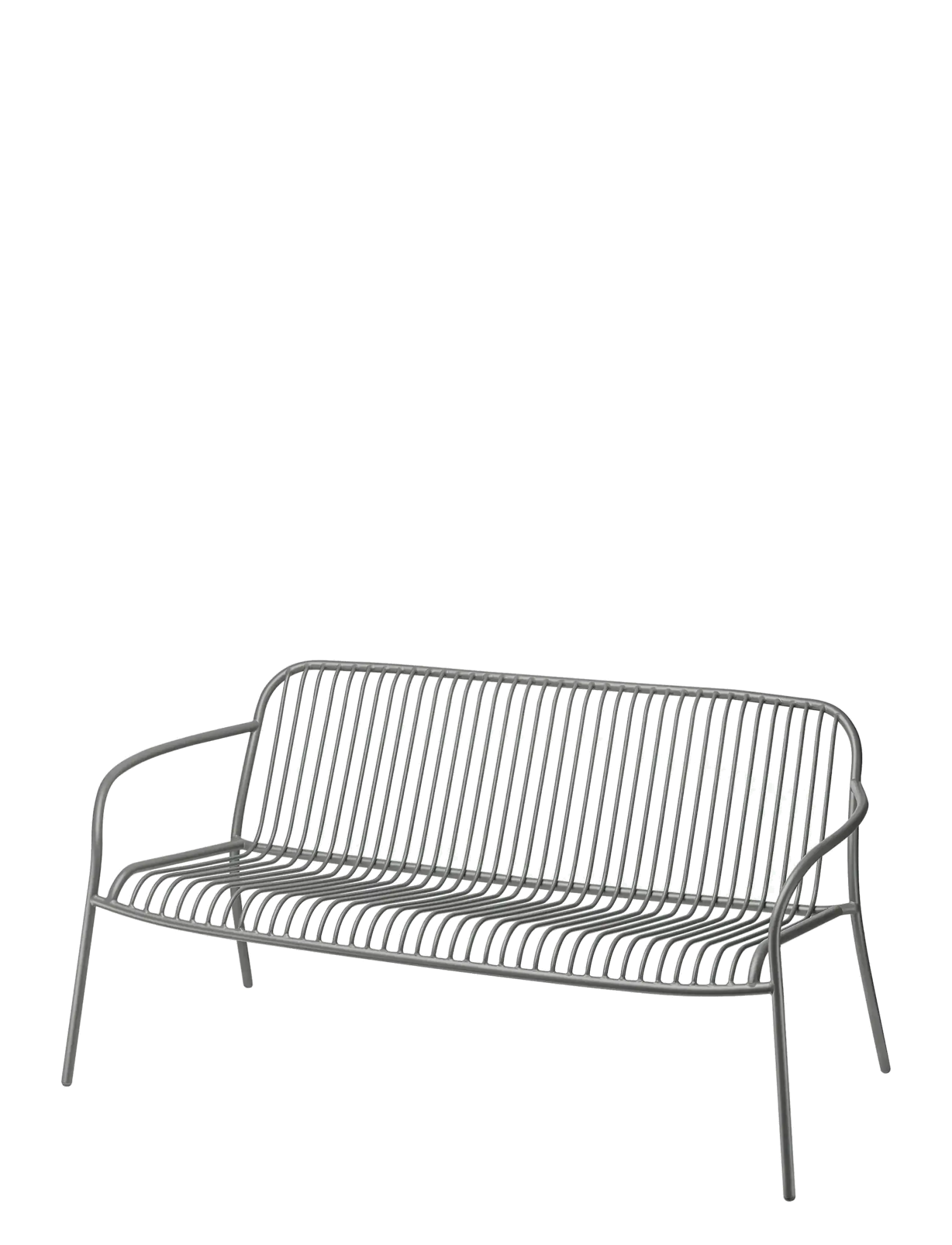 Blomus - Lounge Sofa - 66 x 134 x 72 cm - YUA WIRE - Granite Grey - møbler - granite grey - 2