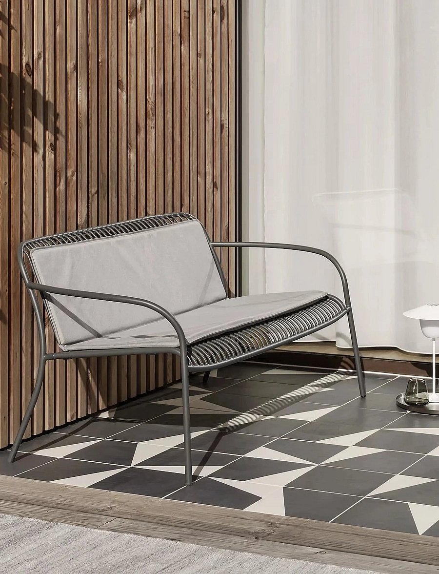 Blomus - Seat Rest - 111 x 75 cm - YUA - Melange Grey - stuhlkissen - melange grey - 4