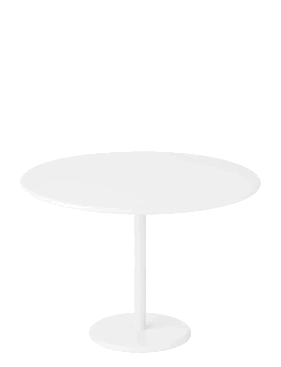 Blomus - Outdoor Side Table - 35 cm, Ø 50 cm - STAY - White - möbel - white - 1
