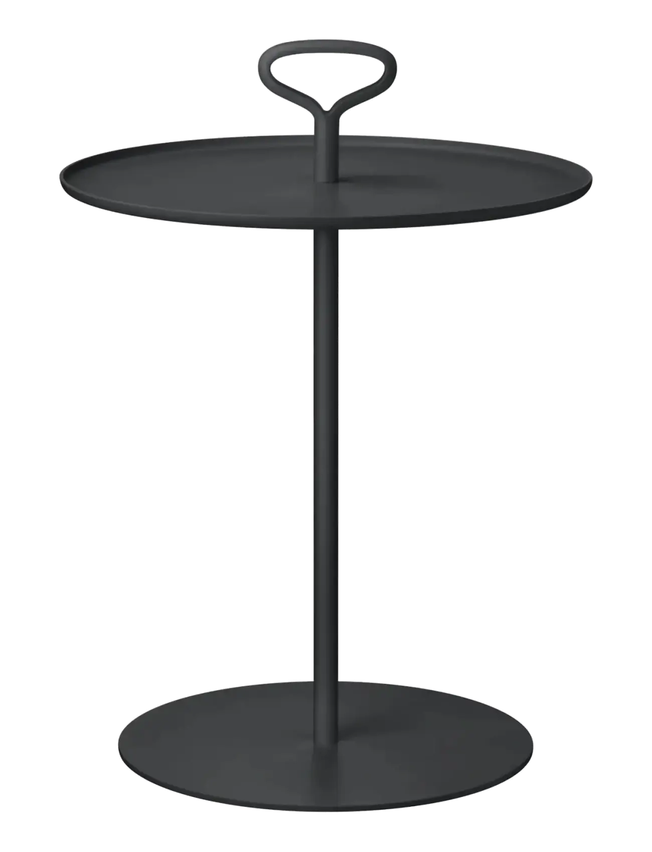 Blomus Outdoor Side Table 58 Cm, Ø 42 Cm Porter Black, Outdoor Tables, Sort, Str: Ø 42CM