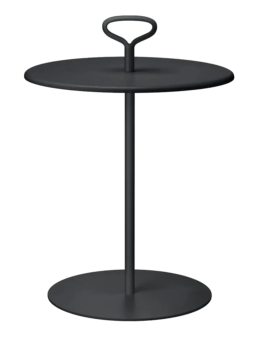 Blomus - Outdoor Side Table - 58 cm, Ø 42 cm - PORTER - Black - mööbel - black - 2
