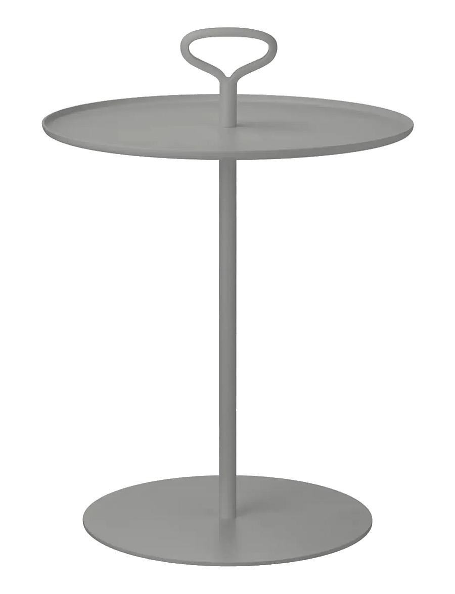 Blomus - Outdoor Side Table - 58 cm, Ø 42 cm - PORTER - Granite Gray - mööbel - granite gray - 0