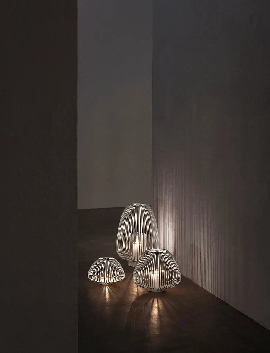 Blomus - Lantern S - Ø 25,5 x 18,5 cm - LYVA - White - laternen - white - 4