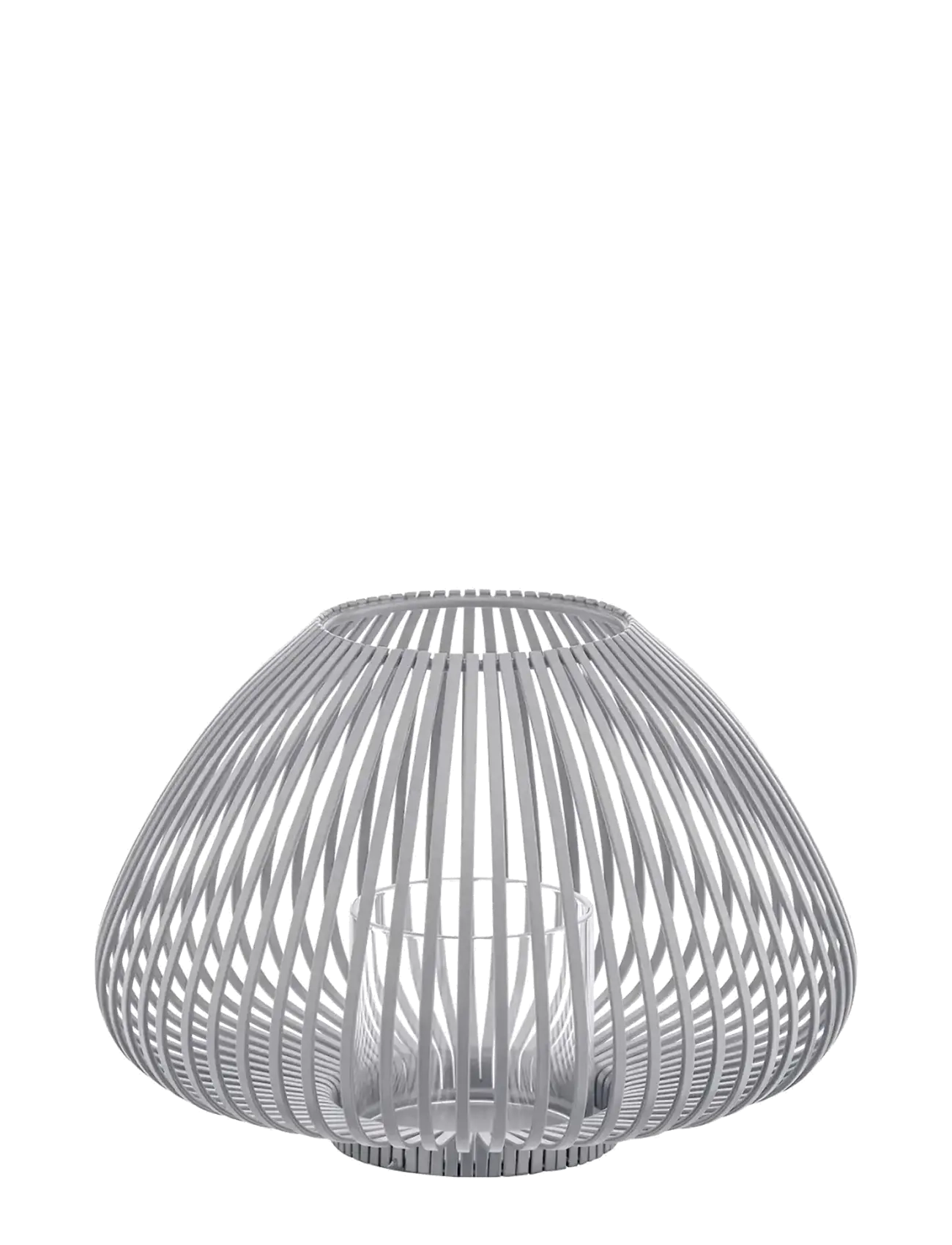 Blomus Lantern S Ø 25,5 X 18,5 Cm Lyva Steel Grey, Indendørs lanterne, Hvid, Str: Ø 25CM