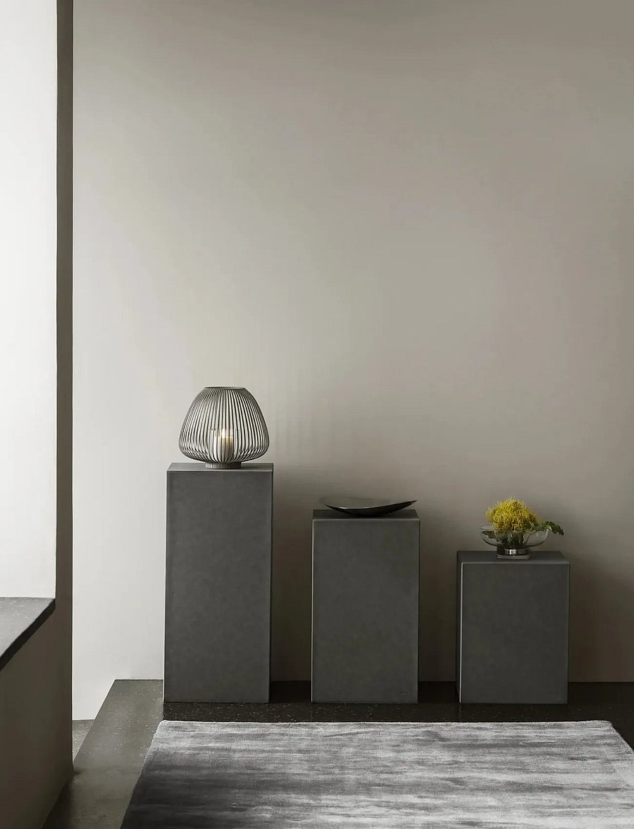 Blomus - Lantern M - Ø 31,5 x 30 cm - LYVA - Steel Grey - laternen - steel grey - 4