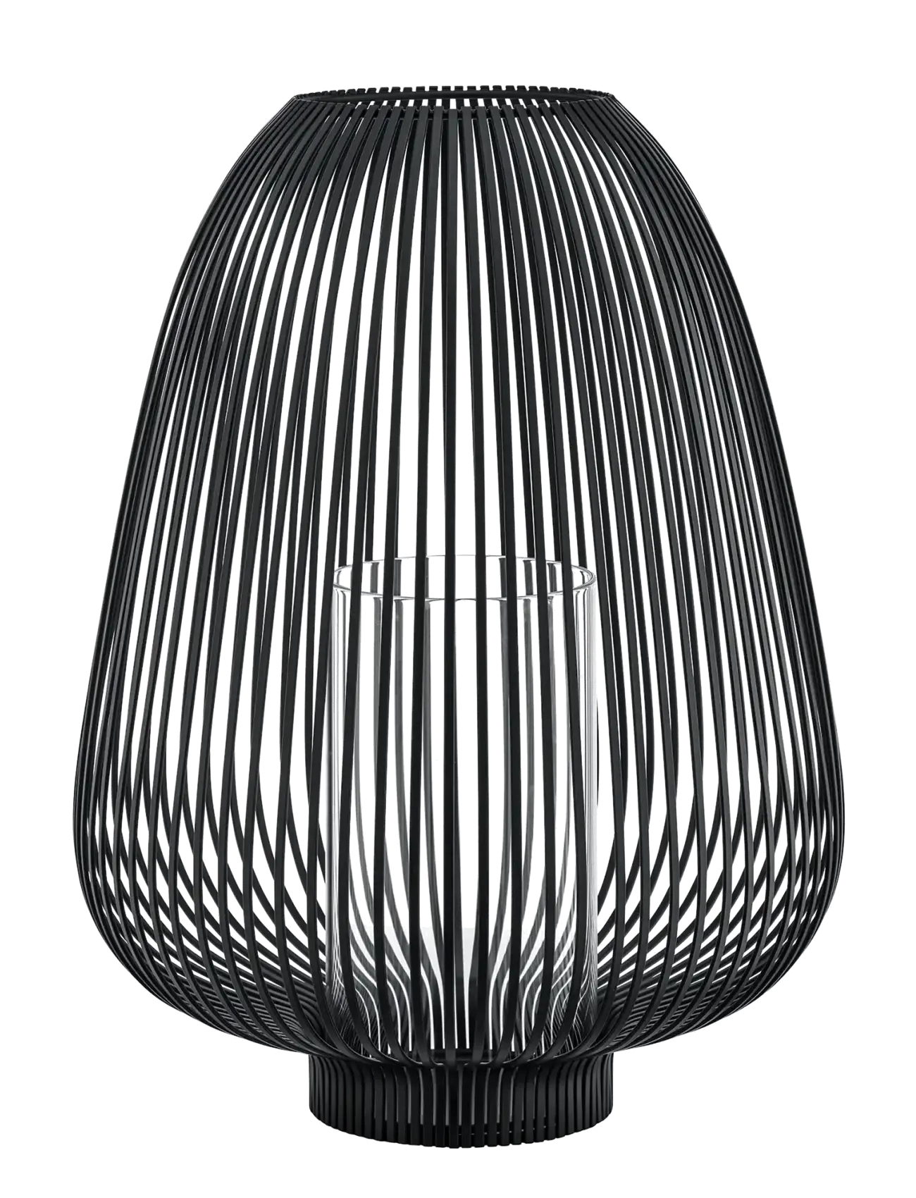 Blomus Lantern L Ø 34,5 X 48 Cm Lyva Black, Lanterne, Sort, Str: L 34.5CM