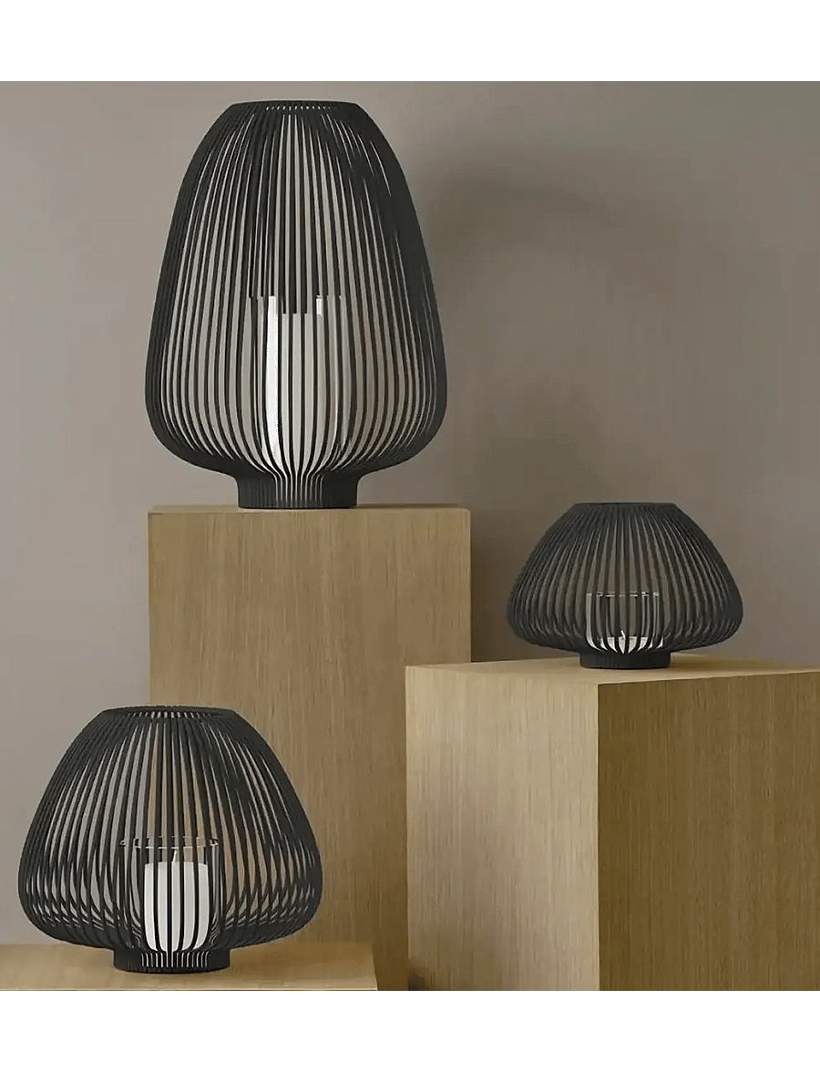 Blomus - Lantern L - Ø 34,5 x 48 cm - LYVA - Black - laternad - black - 0