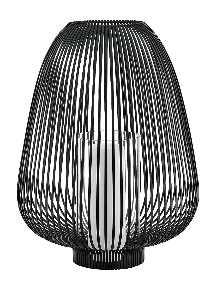 Blomus - Lantern L - Ø 34,5 x 48 cm - LYVA - Black - laternad - black - 3