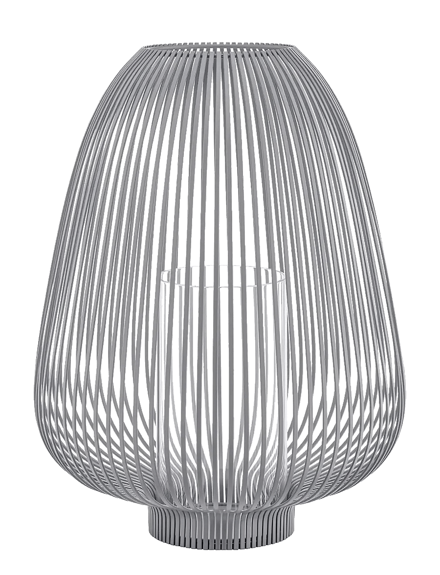 Blomus - Lantern L - Ø 34,5 x 48 cm - LYVA - Steel Grey - laternen - steel grey - 1